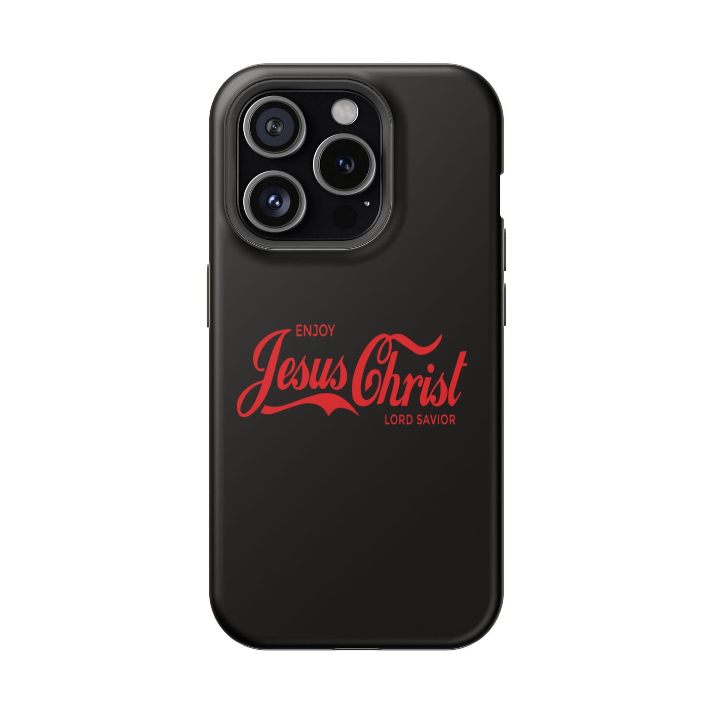 Impact-Resistant Phone Case: Enjoy Jesus Christ Lord Savior, Christian Gift, Durable Protection, Faith-Based Accessory, Holiday Gift