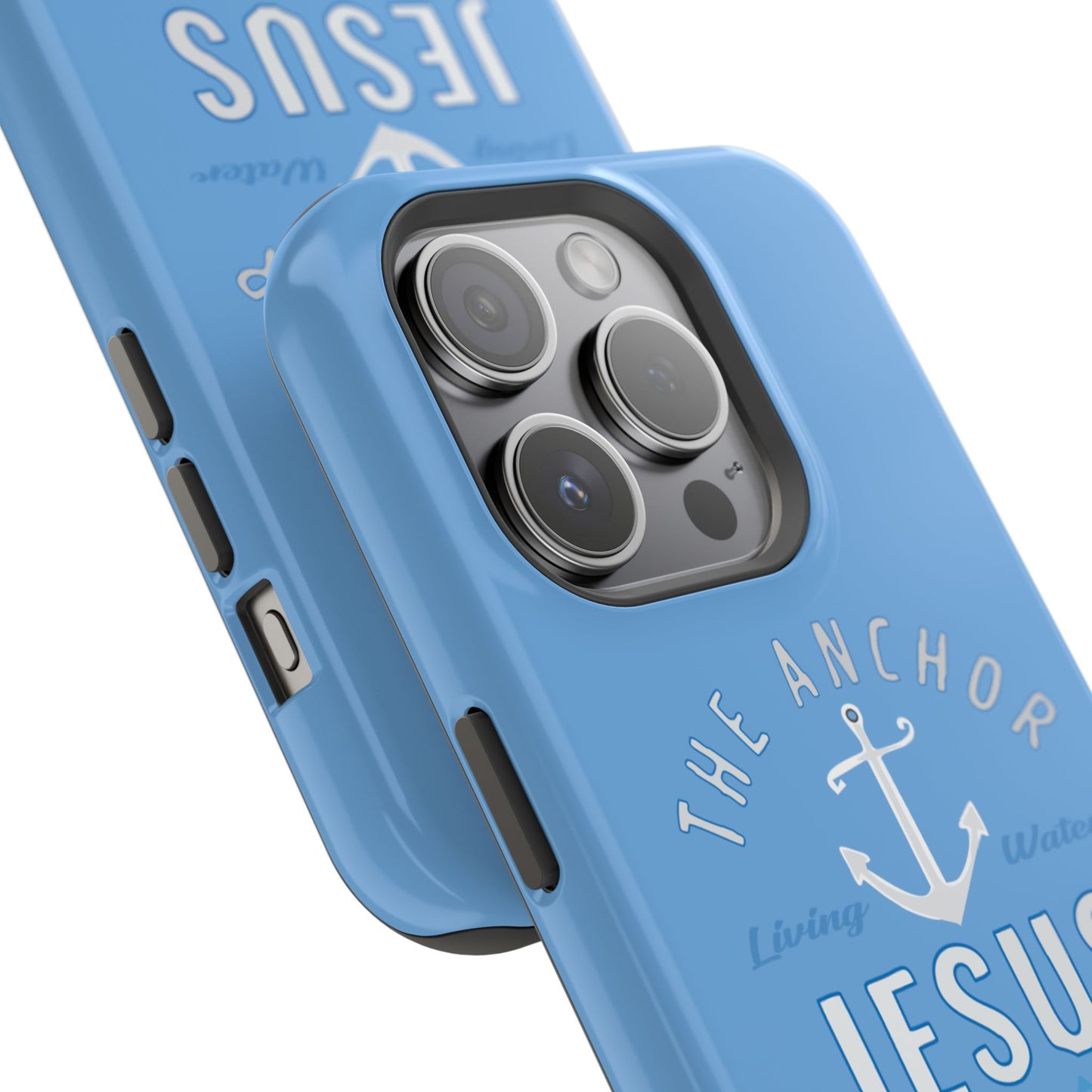 Jesus Anchor Phone Case, Christian Tech Accessories, Inspirational Gifts, Unique Phone Covers, Faith-Based Decor