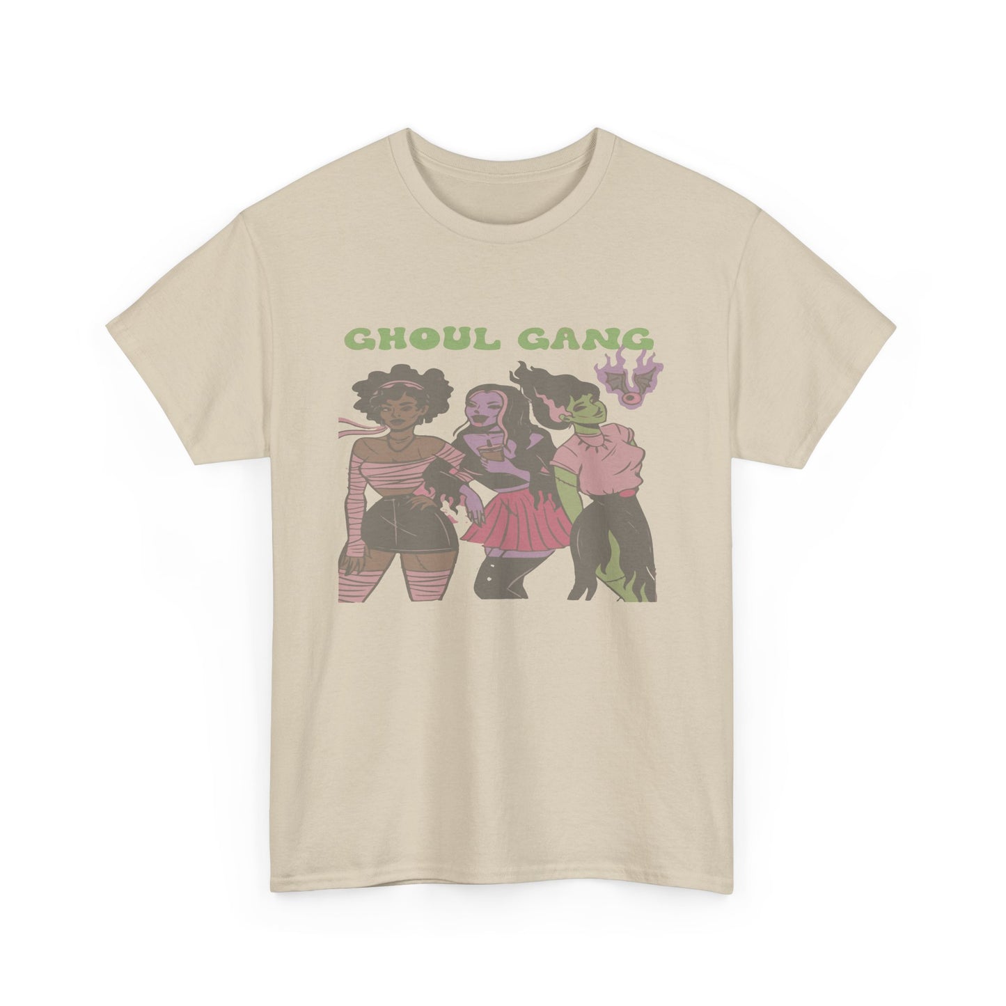 Ghoul Gang Unisex Heavy Cotton Tee | Halloween T-Shirt, Spooky Apparel, Gothic Fashion, Funny Gift, Group Costume