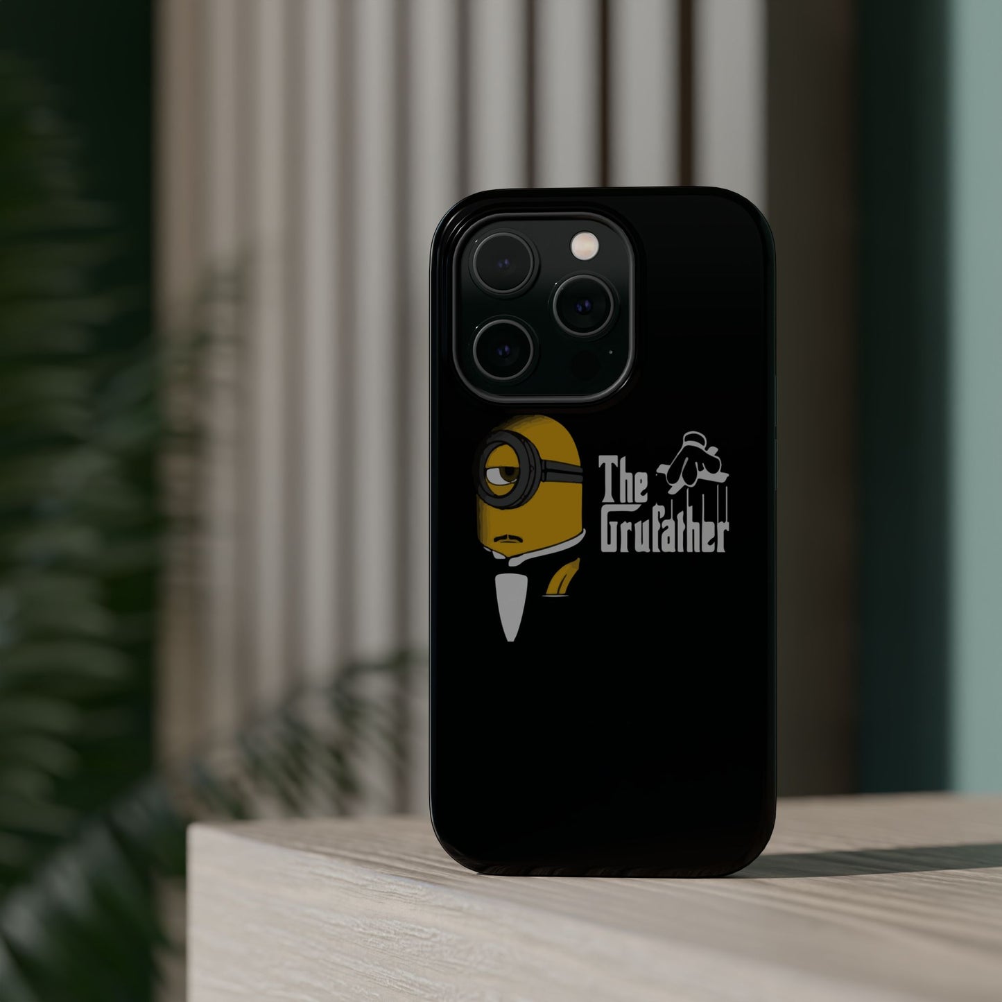 Magnetic Tough Cases: The Gruffather Phone Cover, Gift for Minions Fans, Unique Cell Phone Case, Durable Protective Case, Fun Cartoon Design