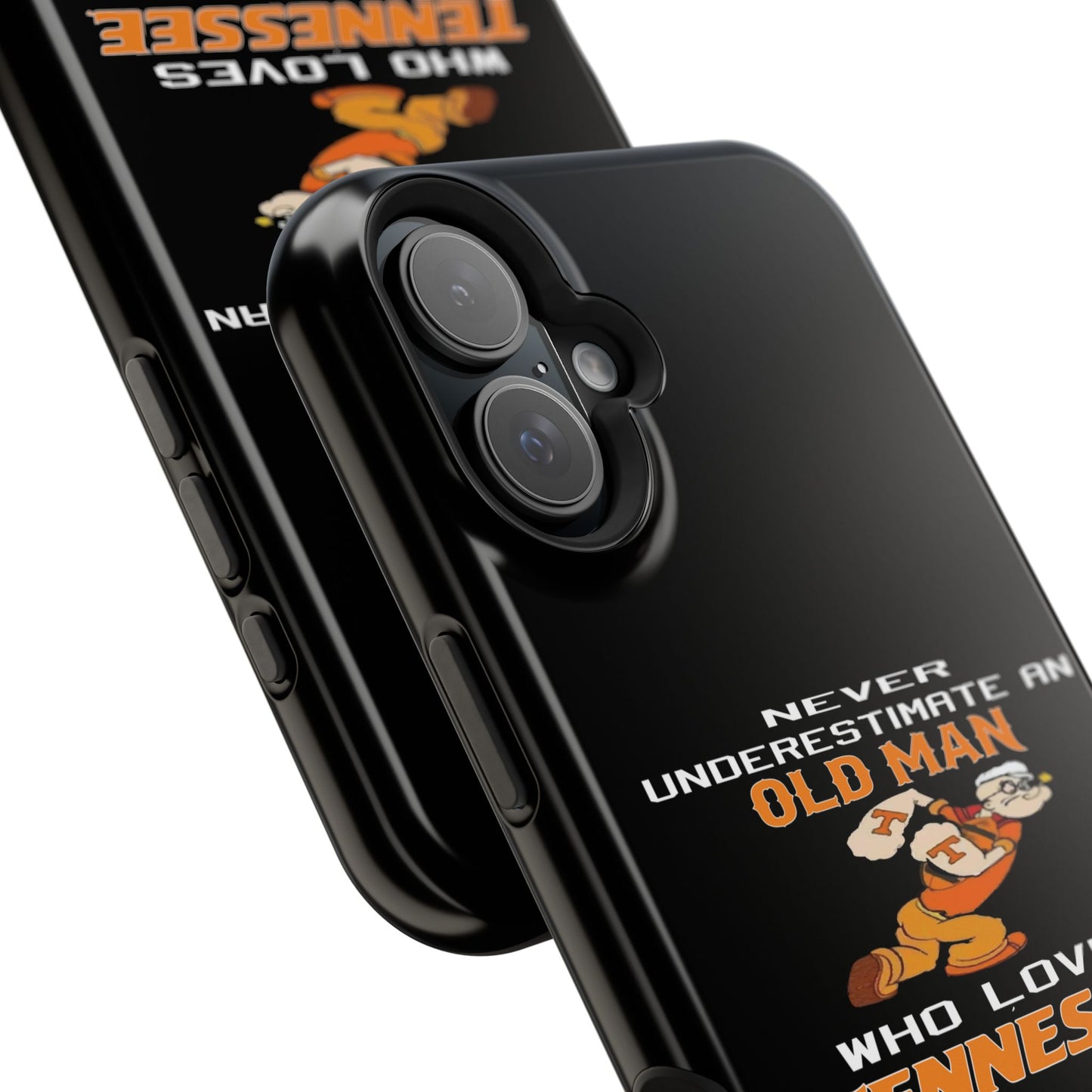Tough Phone Case, Old Man Who Loves Tennessee, Gift for Grandpa, Tennessee Pride, Men's Accessories, Father's Day, Custom Cases