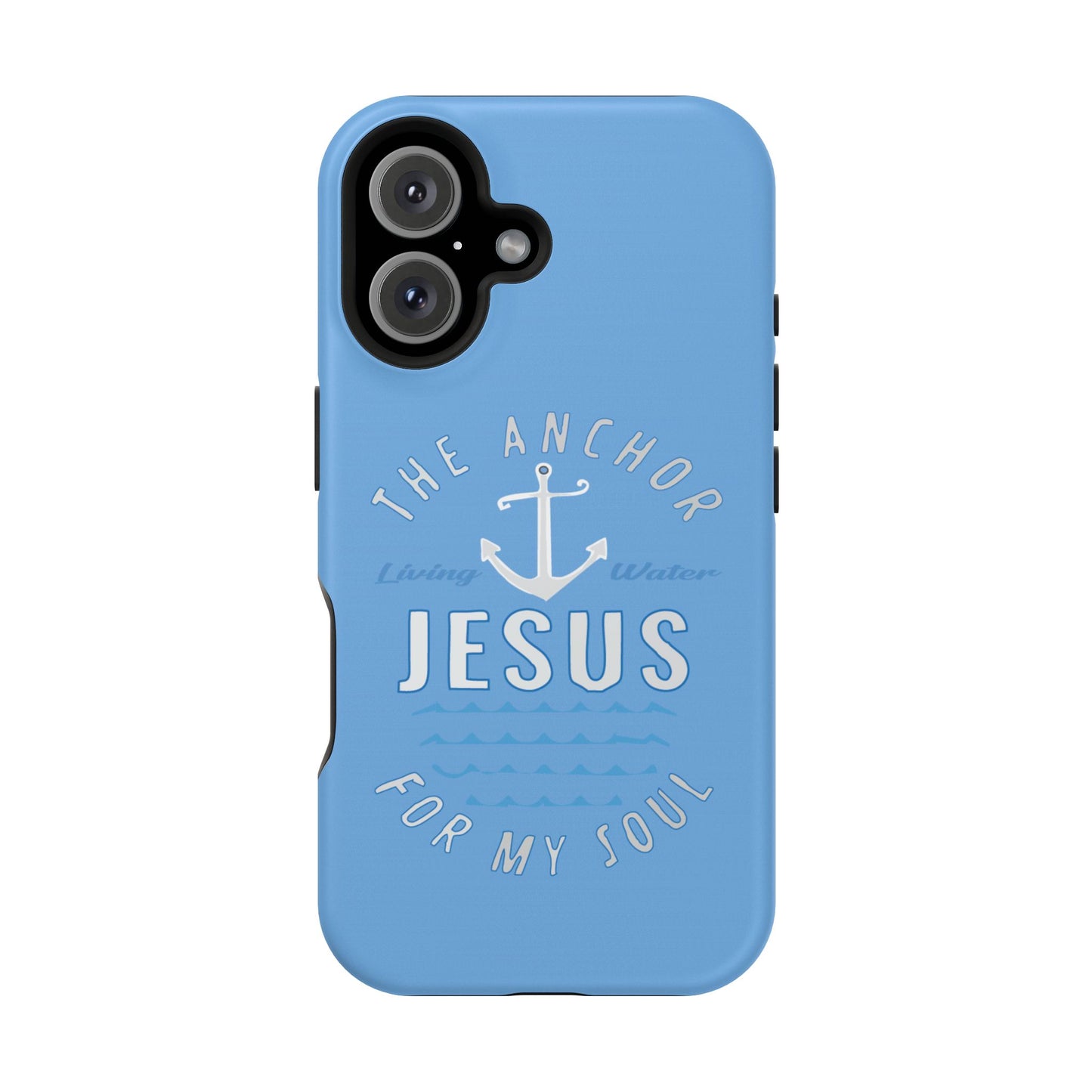 Jesus Anchor Phone Case, Christian Tech Accessories, Inspirational Gifts, Unique Phone Covers, Faith-Based Decor