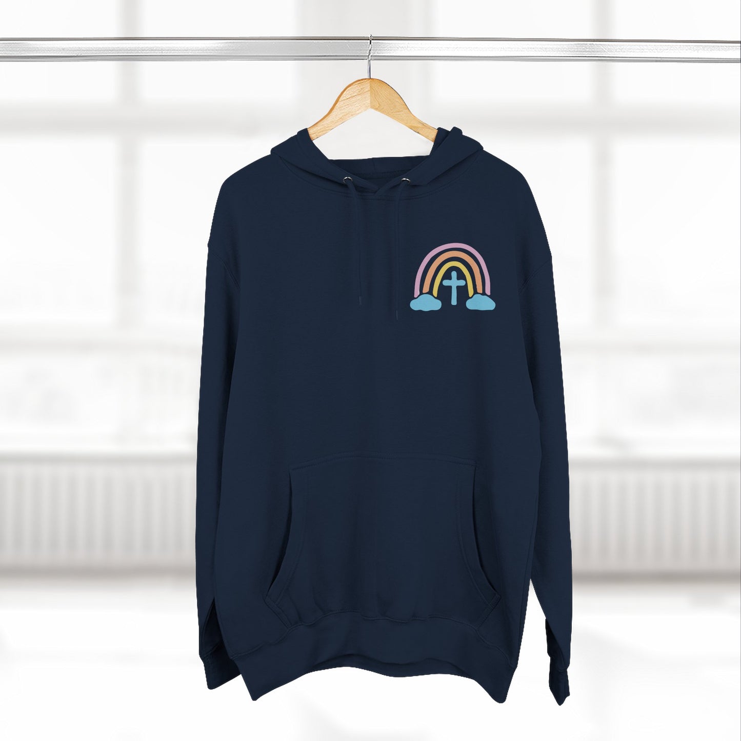 Child of a God Citizen of Heaven Hoodie | Pastel Rainbow Faith Design