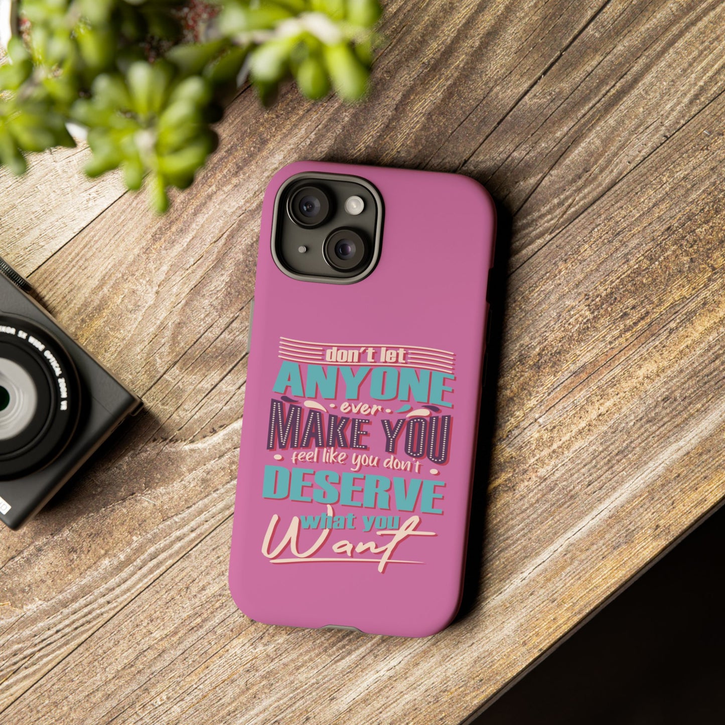 Inspirational Phone Case, Motivational Phone Cover, Tough Cases for Her, Gift for Friends, Self-Love Quote Case