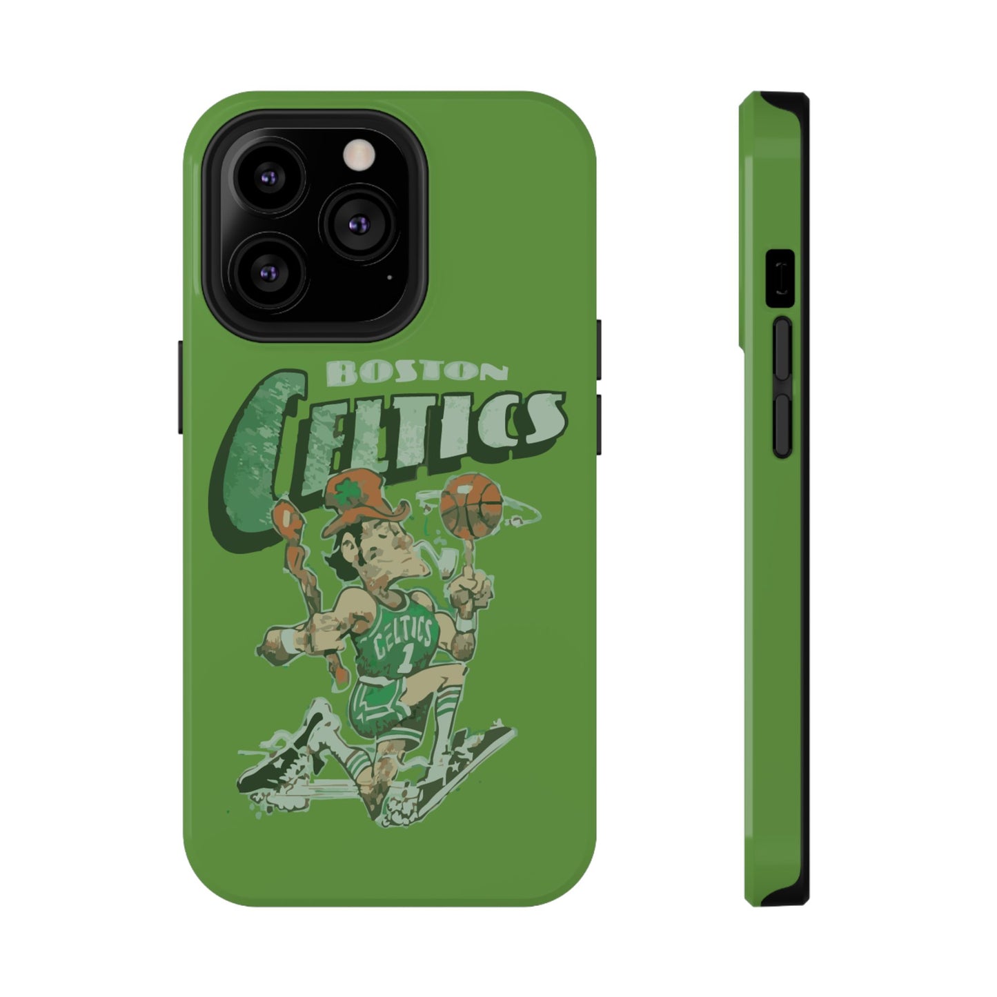 Boston Celtics Impact-Resistant Phone Case, Basketball Phone Cover, Sports Fan Gift, Sturdy Phone Case, NBA Merchandise, Team Spirit Decor