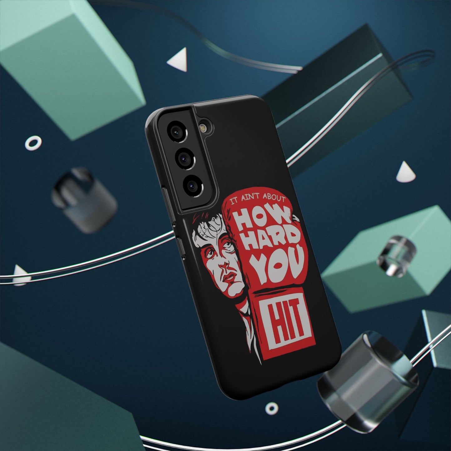 Impact-Resistant Phone Case, Rugged Smartphone Cover, Tough Phone Protection, Inspirational Gift, Motivational Tech Accessory