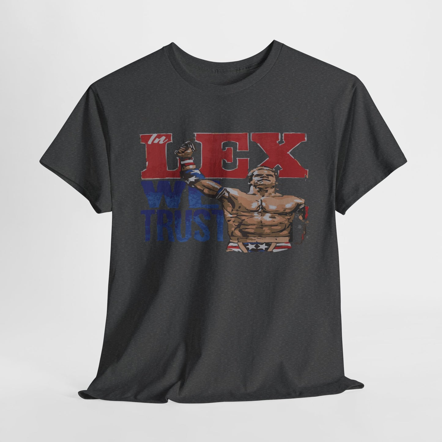 Unisex Cotton Tee with 'In Lex We Trust' Design, Casual Wear, Gift for Him/Her, Birthday, Independence Day, Patriotic Apparel