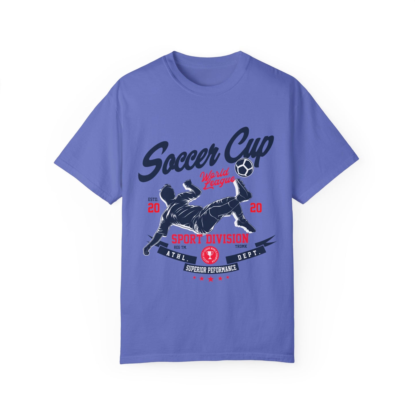 Soccer Club Unisex Garment-Dyed T-shirt
