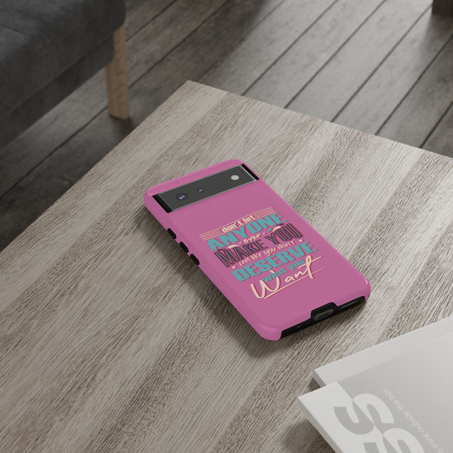 Inspirational Phone Case, Motivational Phone Cover, Tough Cases for Her, Gift for Friends, Self-Love Quote Case
