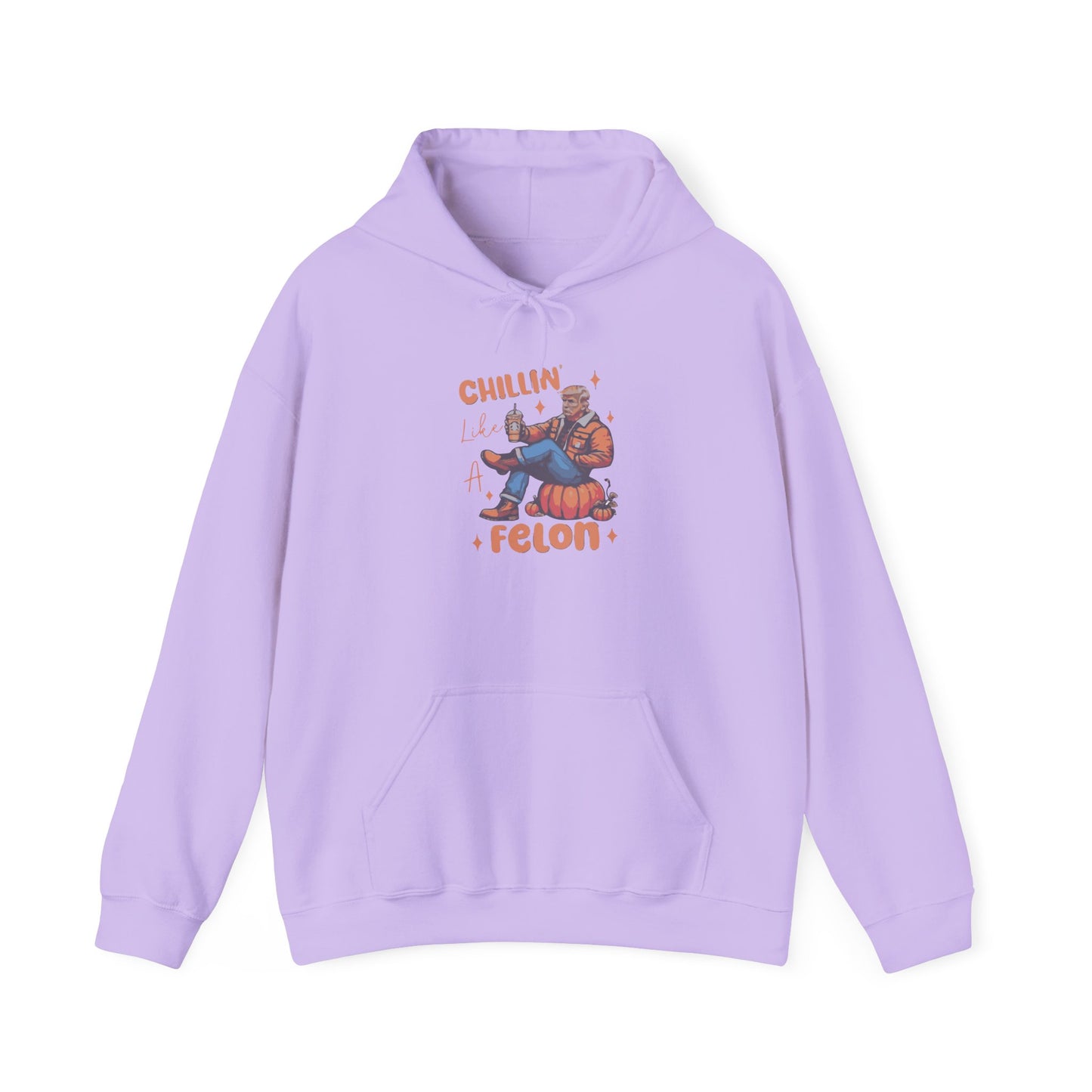 Chillin' Like a Felon Hoodie - Cozy Unisex Sweatshirt for Fall Celebrations