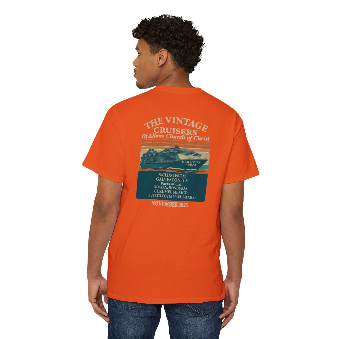 Retro Pocket Tee Allons Church of Christ Cruise 2025 Unisex T-Shirt