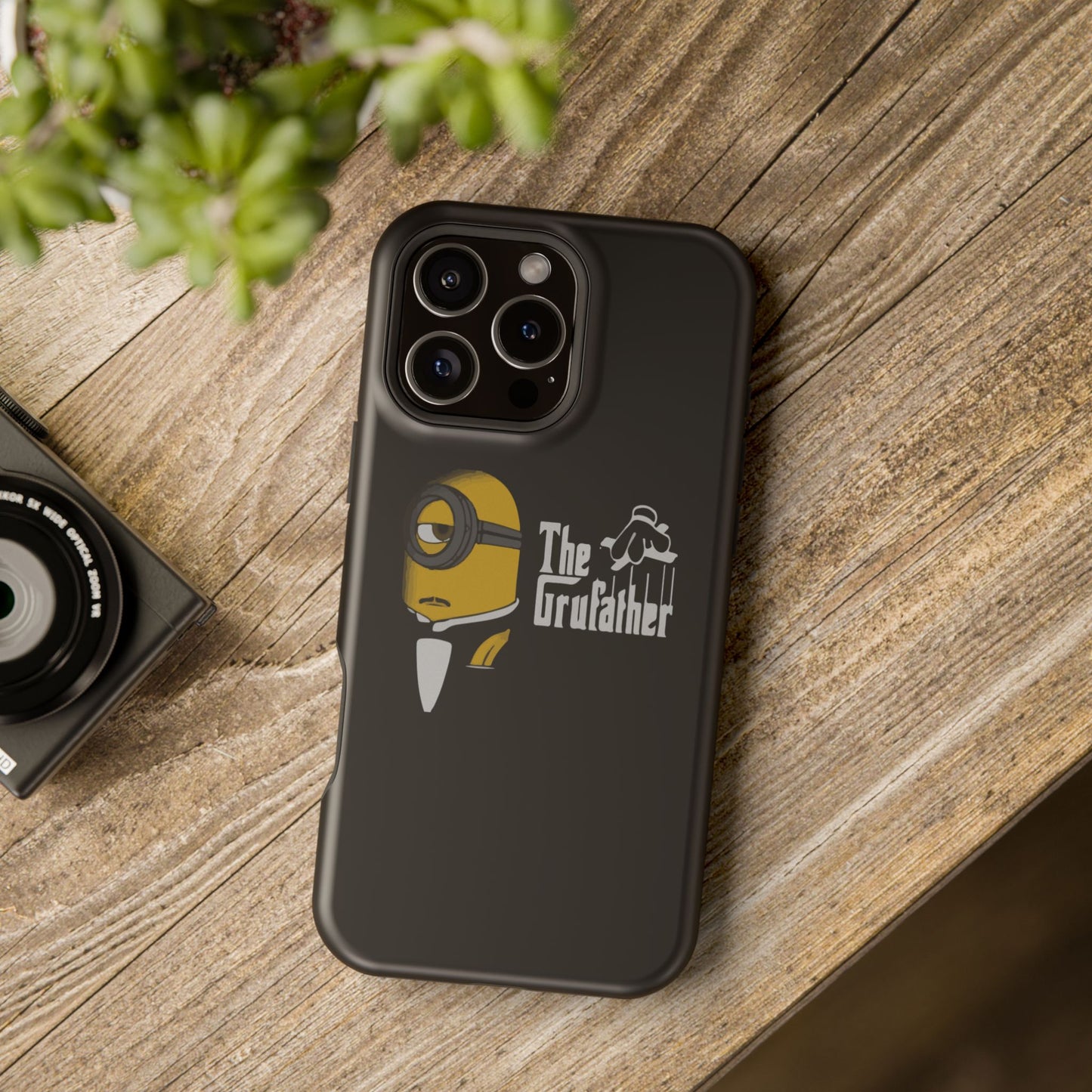 Magnetic Tough Cases: The Gruffather Phone Cover, Gift for Minions Fans, Unique Cell Phone Case, Durable Protective Case, Fun Cartoon Design