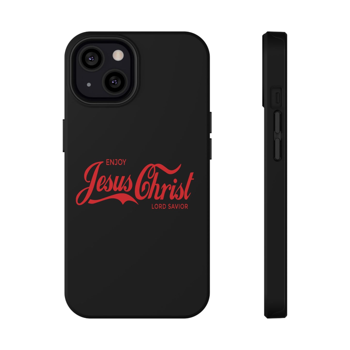Impact-Resistant Phone Case: Enjoy Jesus Christ Lord Savior, Christian Gift, Durable Protection, Faith-Based Accessory, Holiday Gift