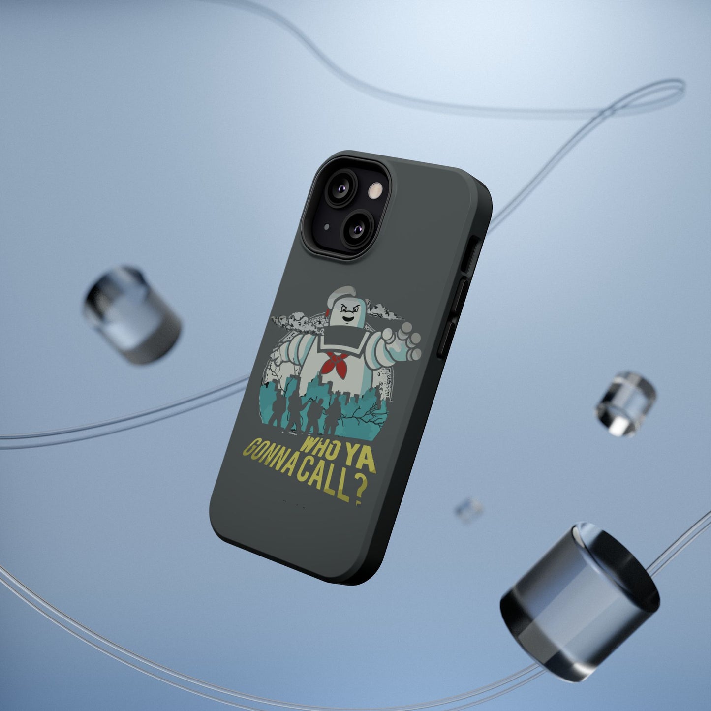 Ghostbuster-Inspired Tough Phone Case - Who Ya Gonna Call? - Perfect for Fans, Gift for Halloween, Geeky Accessories, Durable Protection