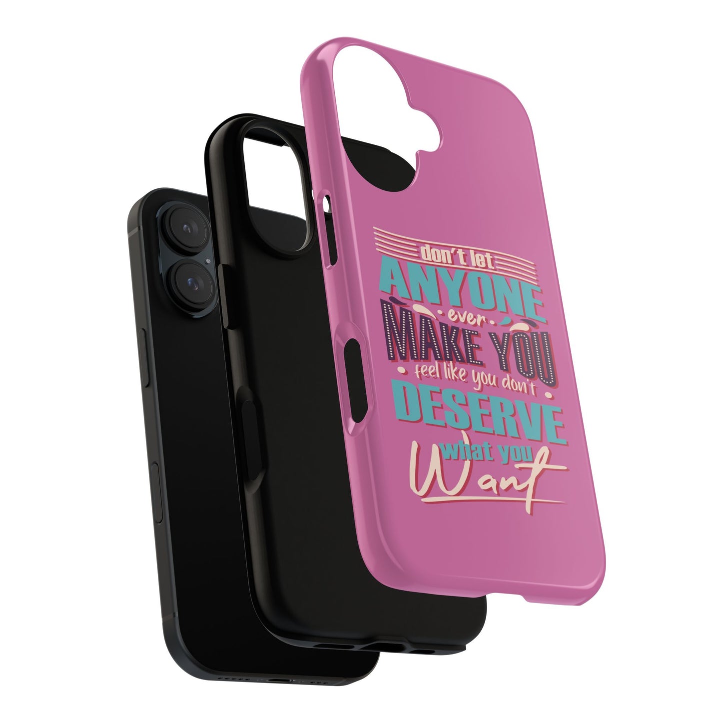 Inspirational Phone Case, Motivational Phone Cover, Tough Cases for Her, Gift for Friends, Self-Love Quote Case