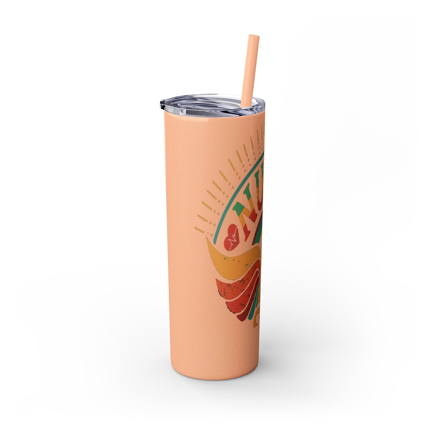 Nurse Skinny Tumbler, 20oz, Motivational Drinkware, Gift for Nurses, Summer Hydration, Nurse Appreciation Day