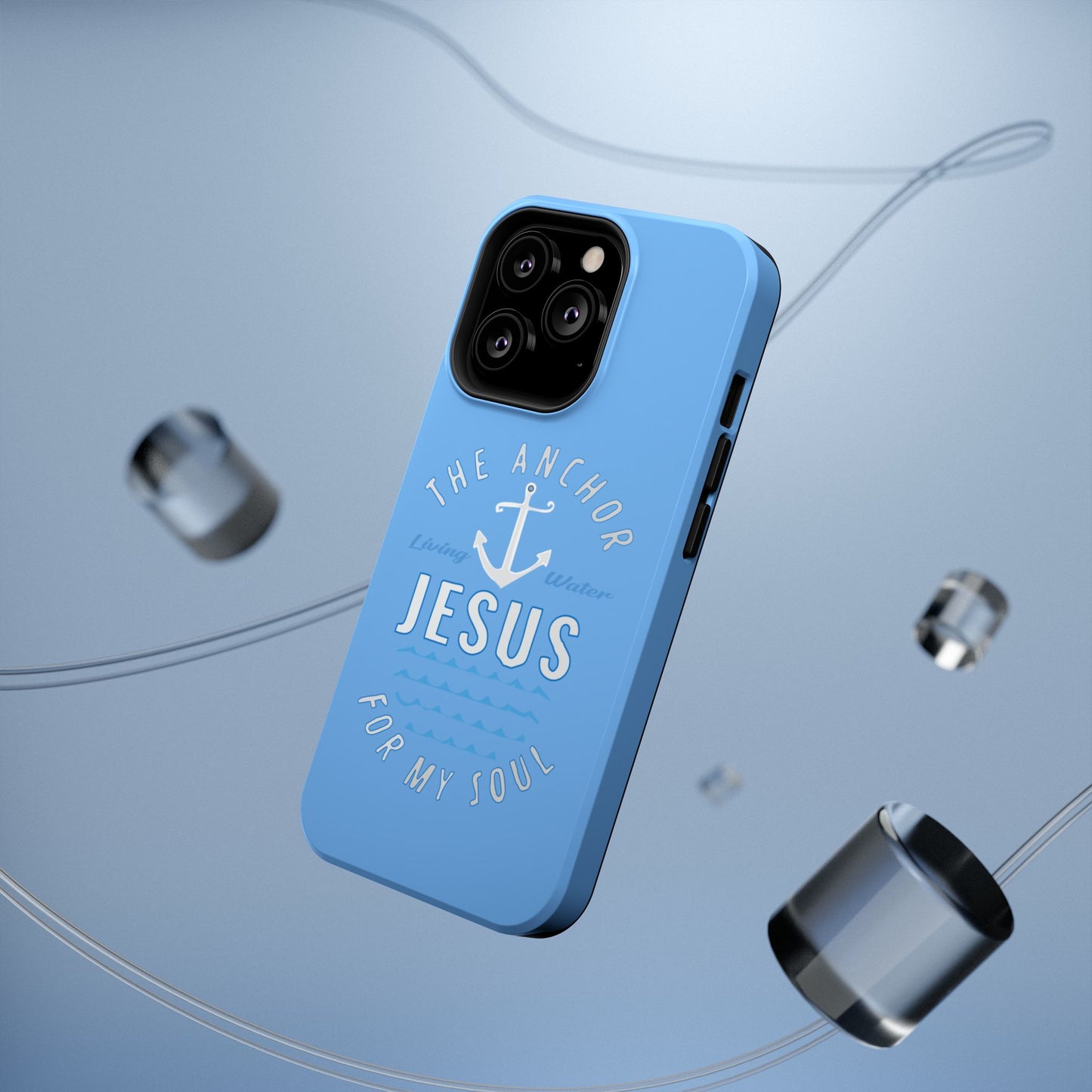 Jesus Anchor Phone Case, Christian Tech Accessories, Inspirational Gifts, Unique Phone Covers, Faith-Based Decor