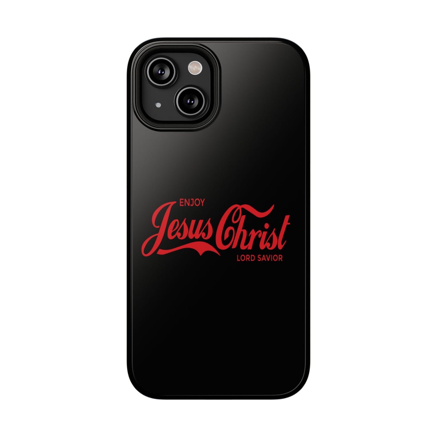 Impact-Resistant Phone Case: Enjoy Jesus Christ Lord Savior, Christian Gift, Durable Protection, Faith-Based Accessory, Holiday Gift