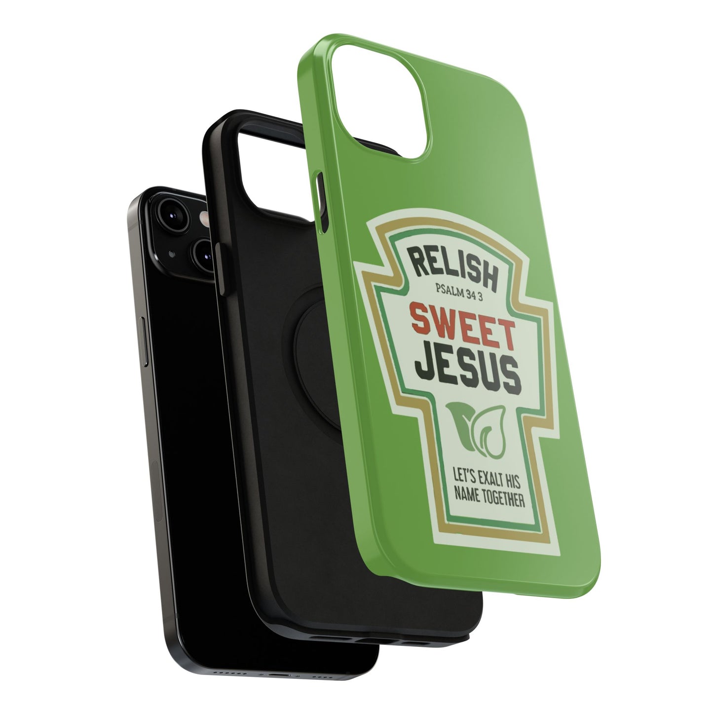 Relish Sweet Jesus Phone Case, Christian Gift, Impact-Resistant Case, Religious Phone Accessory, Faith-Based Present, Celebration Case