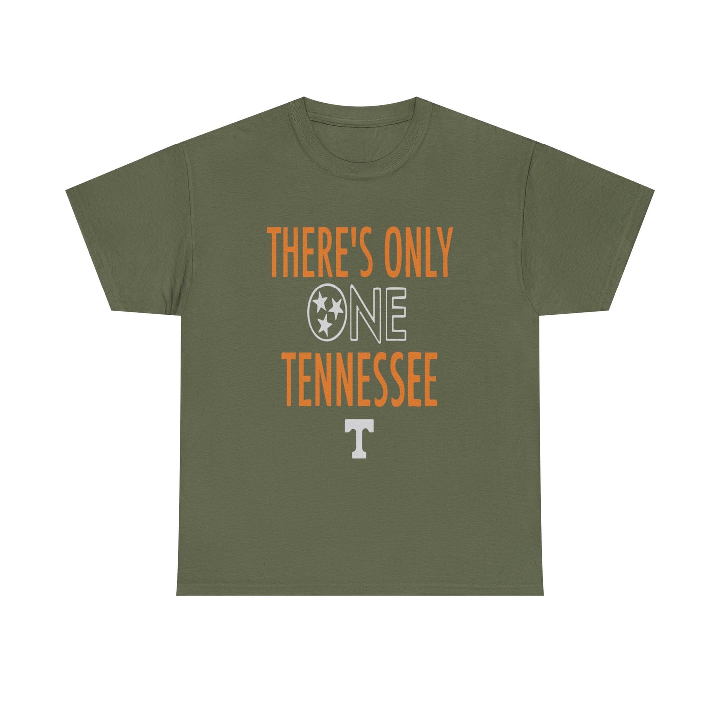 Tennessee Pride Tee, Unisex Heavy Cotton Tee, Tennessee Fans Gift, College Sports Apparel, Casual Everyday Wear, State Pride Shirt