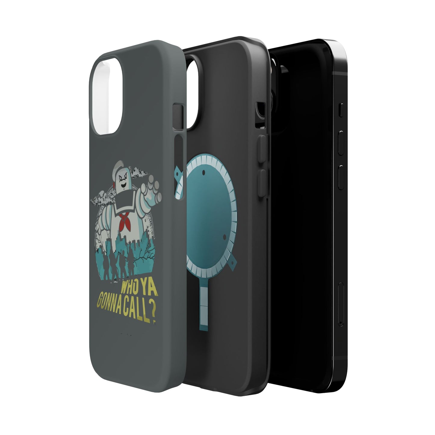 Ghostbuster-Inspired Tough Phone Case - Who Ya Gonna Call? - Perfect for Fans, Gift for Halloween, Geeky Accessories, Durable Protection