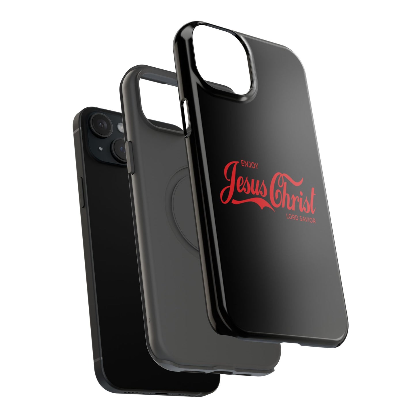 Impact-Resistant Phone Case: Enjoy Jesus Christ Lord Savior, Christian Gift, Durable Protection, Faith-Based Accessory, Holiday Gift