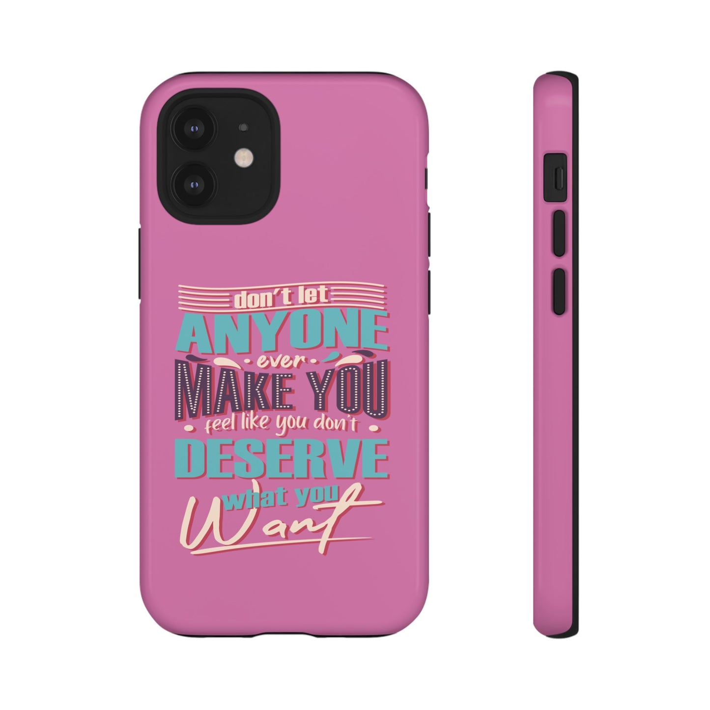 Inspirational Phone Case, Motivational Phone Cover, Tough Cases for Her, Gift for Friends, Self-Love Quote Case