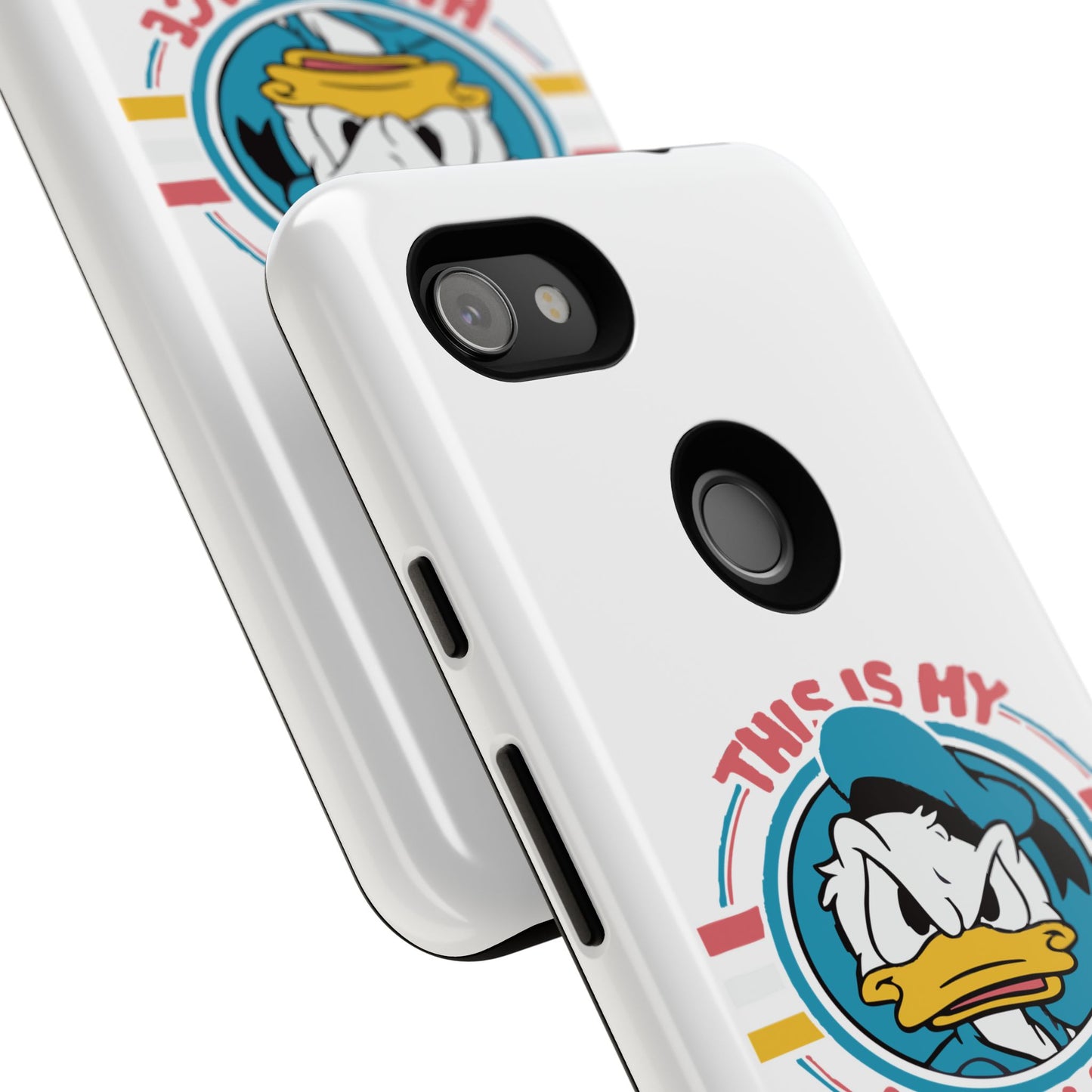 Tough Cases: This is My Happy Face Phone Case, Funny Phone Case, Donald Duck Case, Cute Phone Accessory, Gift for Disney Fans
