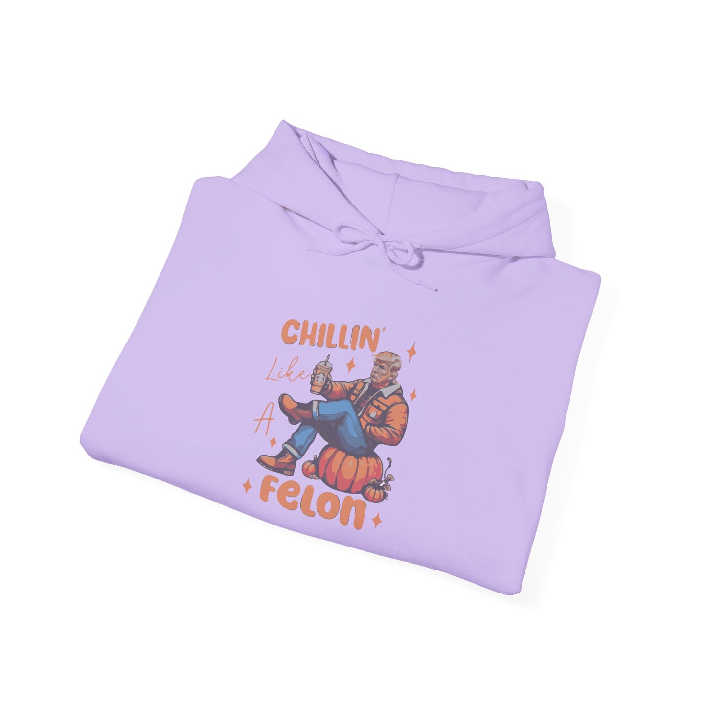 Chillin' Like a Felon Hoodie - Cozy Unisex Sweatshirt for Fall Celebrations