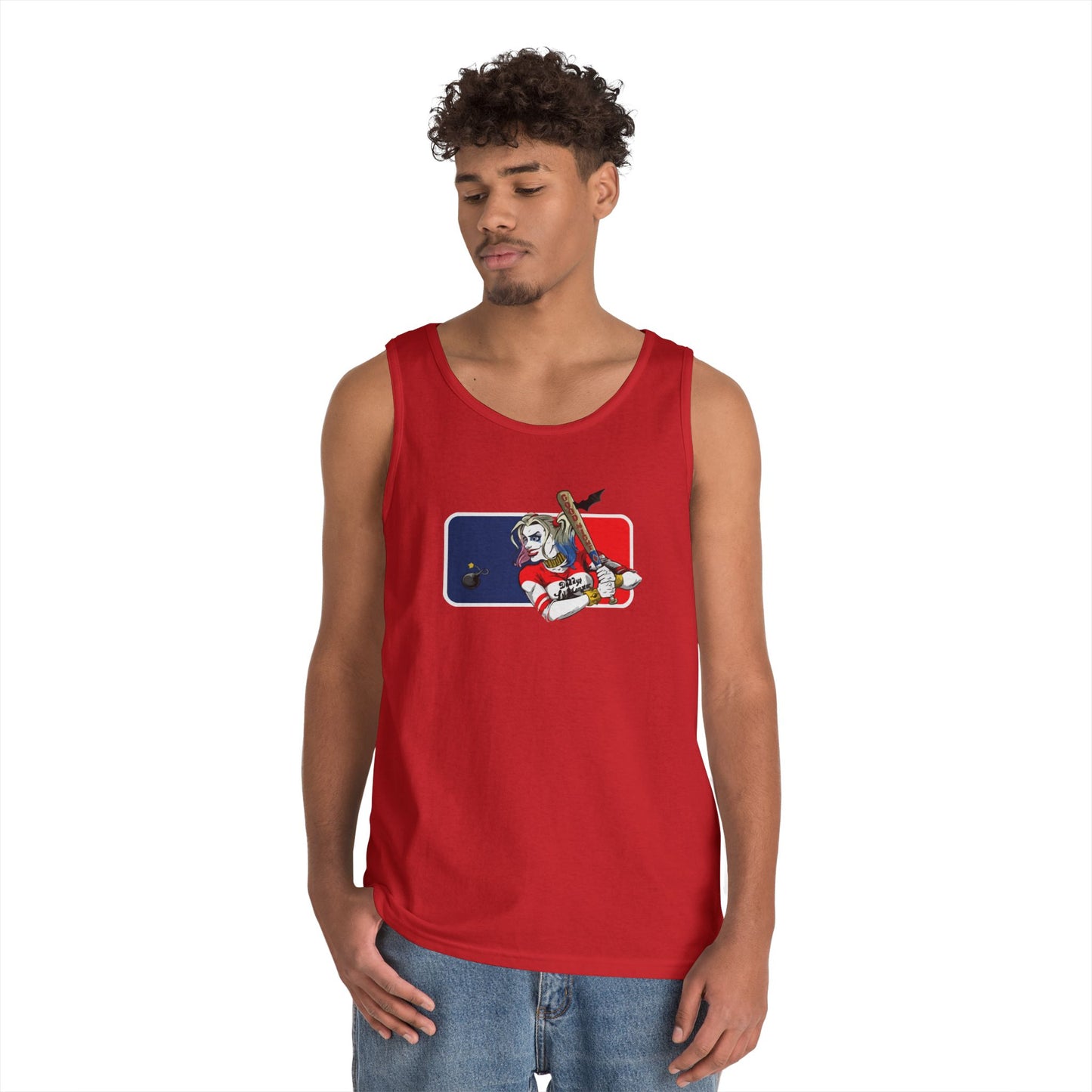 Harley Quinn Unisex Tank Top - DC MLB Summer Wear