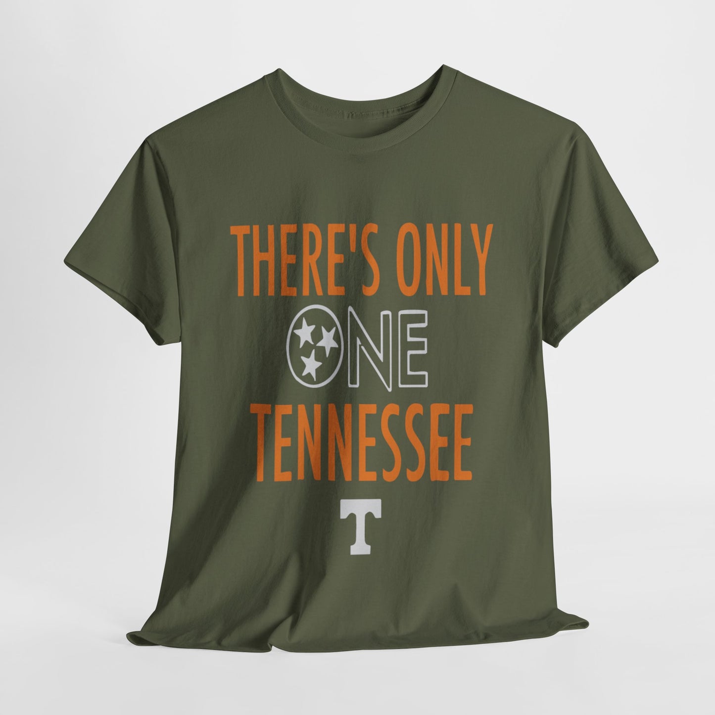 Tennessee Pride Tee, Unisex Heavy Cotton Tee, Tennessee Fans Gift, College Sports Apparel, Casual Everyday Wear, State Pride Shirt