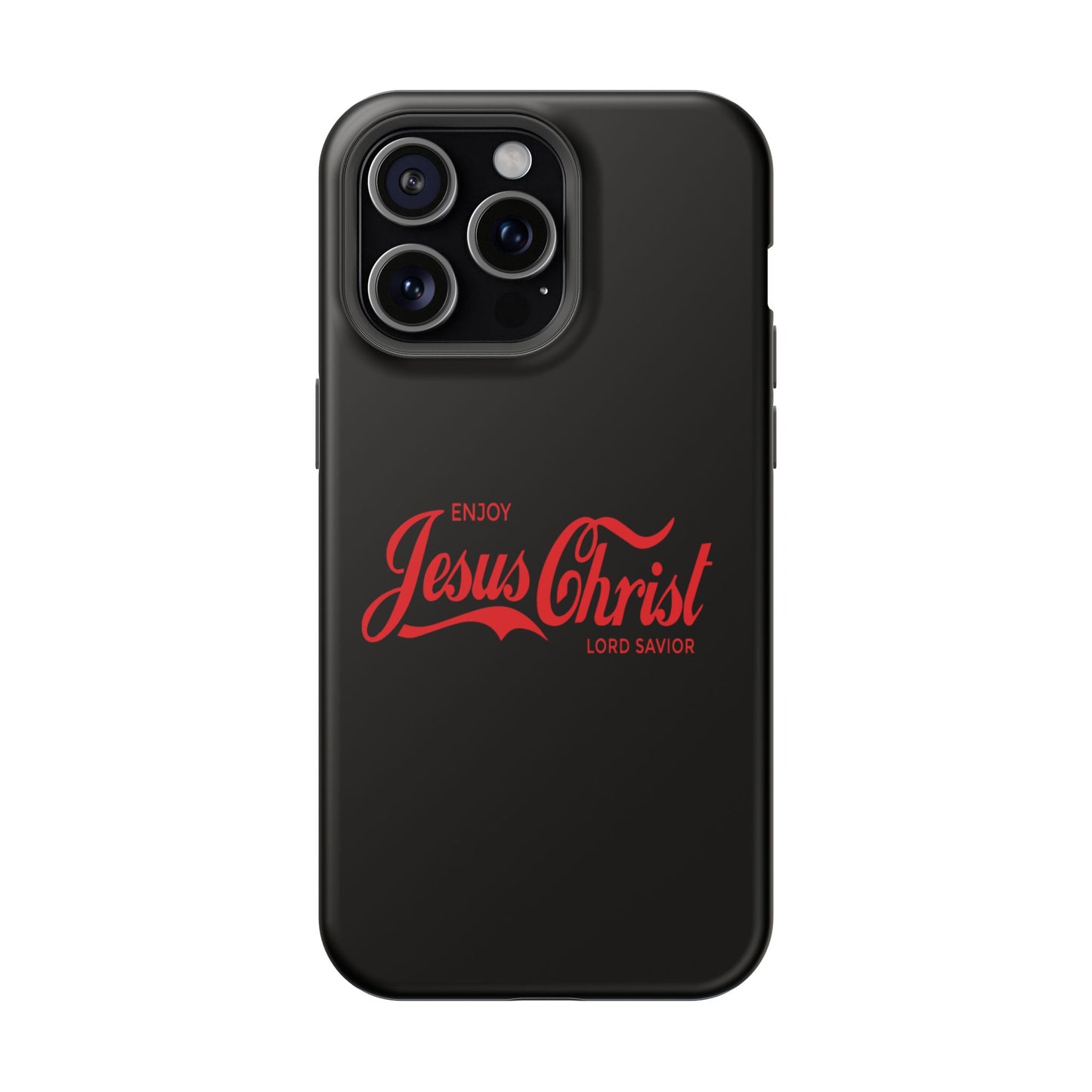 Impact-Resistant Phone Case: Enjoy Jesus Christ Lord Savior, Christian Gift, Durable Protection, Faith-Based Accessory, Holiday Gift