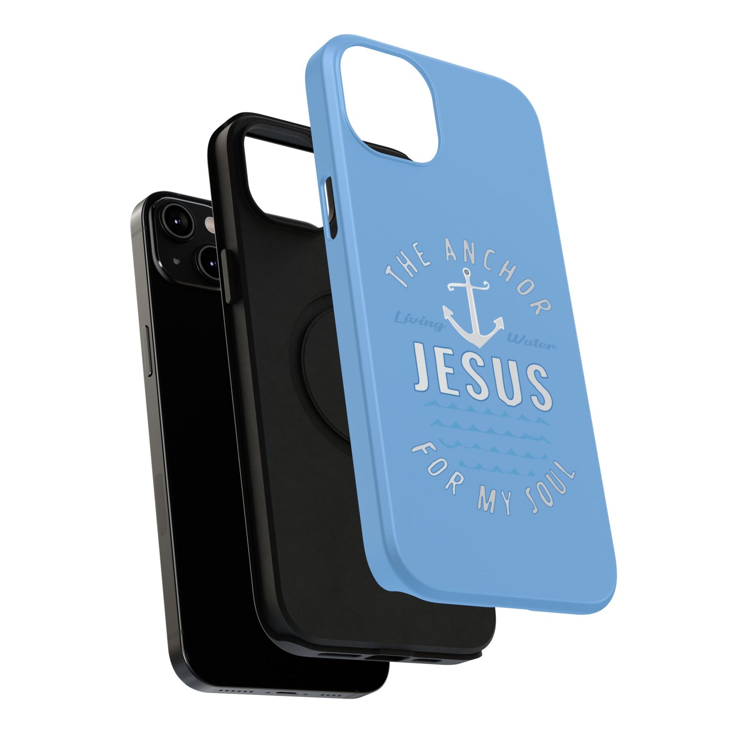Jesus Anchor Phone Case, Christian Tech Accessories, Inspirational Gifts, Unique Phone Covers, Faith-Based Decor