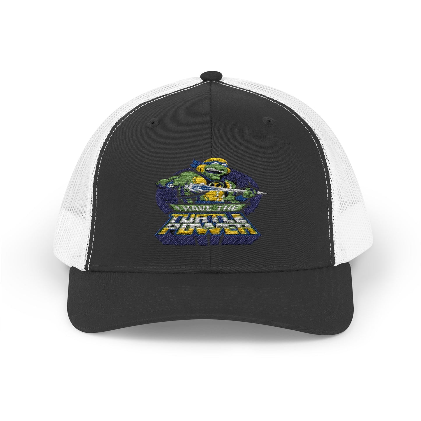 Retro Ninja Turtle Snapback Trucker Cap - Fun & Stylish Kids' Accessory