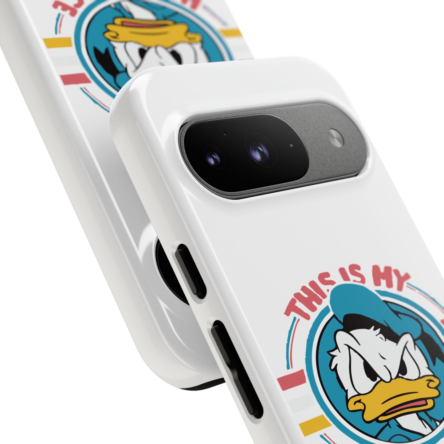 Tough Cases: This is My Happy Face Phone Case, Funny Phone Case, Donald Duck Case, Cute Phone Accessory, Gift for Disney Fans