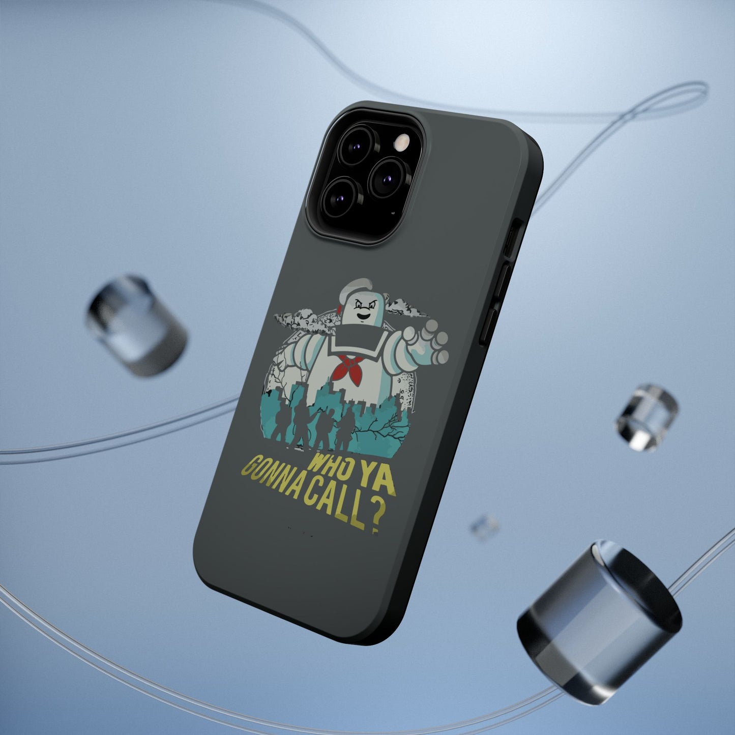 Ghostbuster-Inspired Tough Phone Case - Who Ya Gonna Call? - Perfect for Fans, Gift for Halloween, Geeky Accessories, Durable Protection