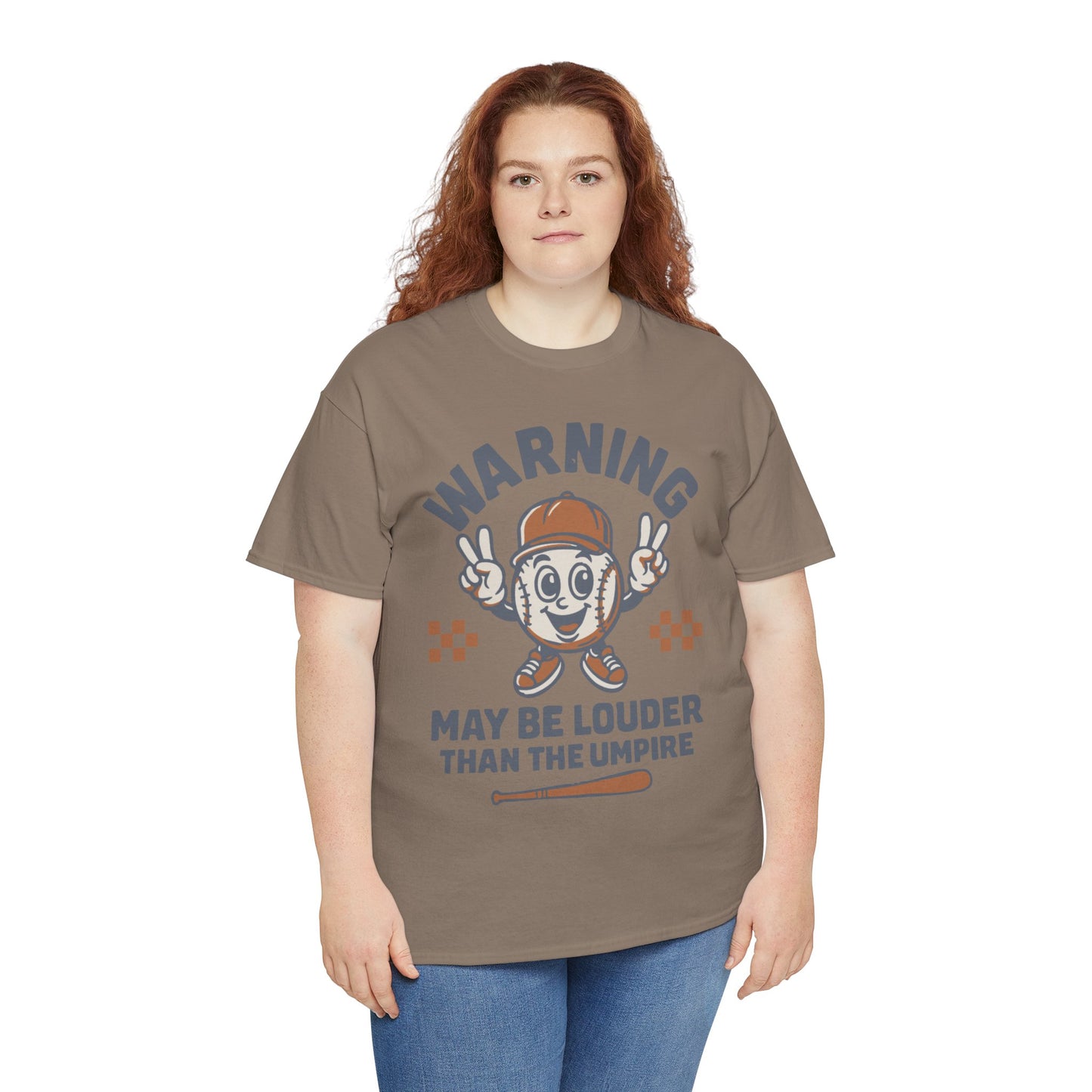Warning T-Shirt, Fun Umpire Tee, Unique Sports Gift, Casual Wear, Perfect for Baseball Fans