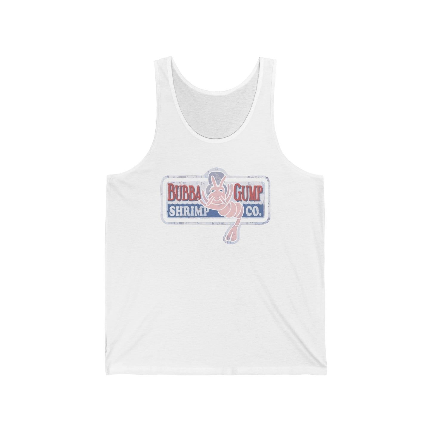 Bubba Gump Shrimp Co. Unisex Jersey Tank Top - Summer Vibes, Beachwear, Gift for Sea Lovers, Casual Day Out, BBQs, Outdoor Events