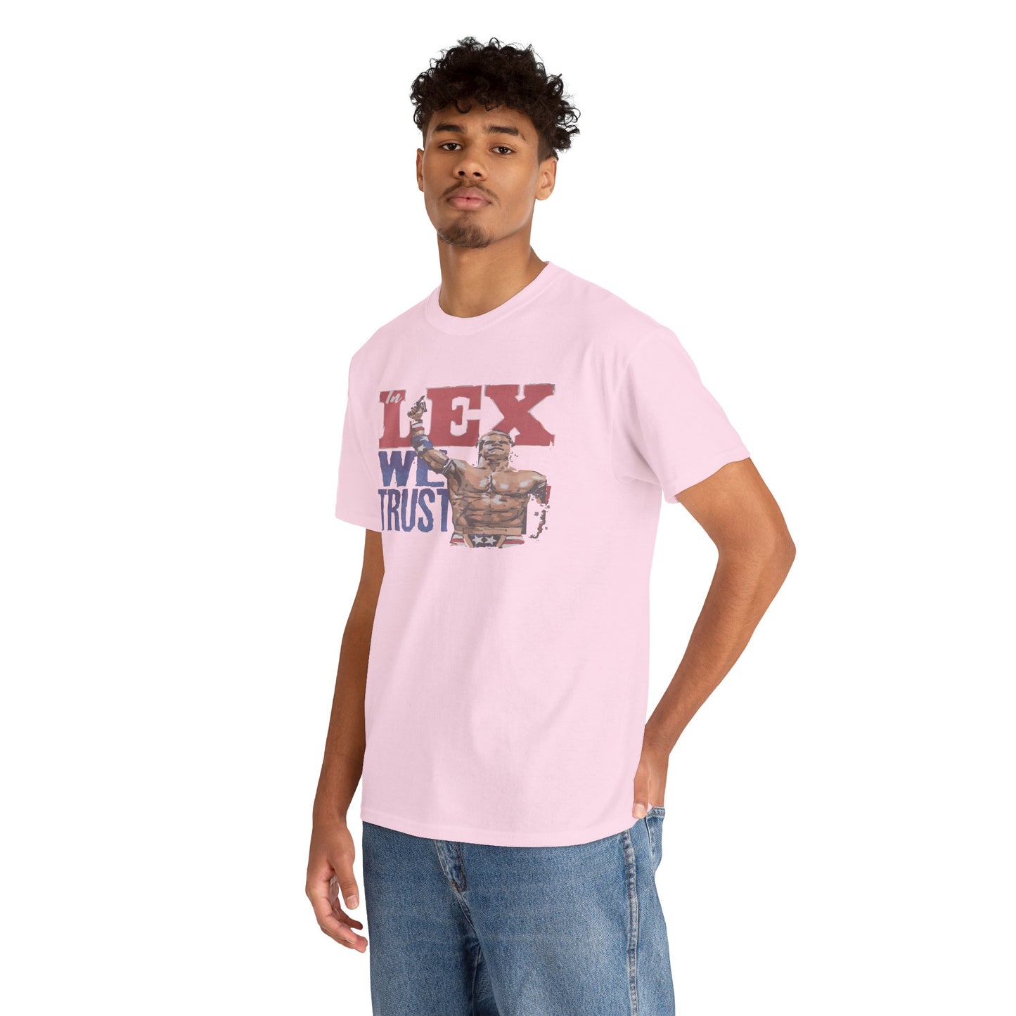 Unisex Cotton Tee with 'In Lex We Trust' Design, Casual Wear, Gift for Him/Her, Birthday, Independence Day, Patriotic Apparel