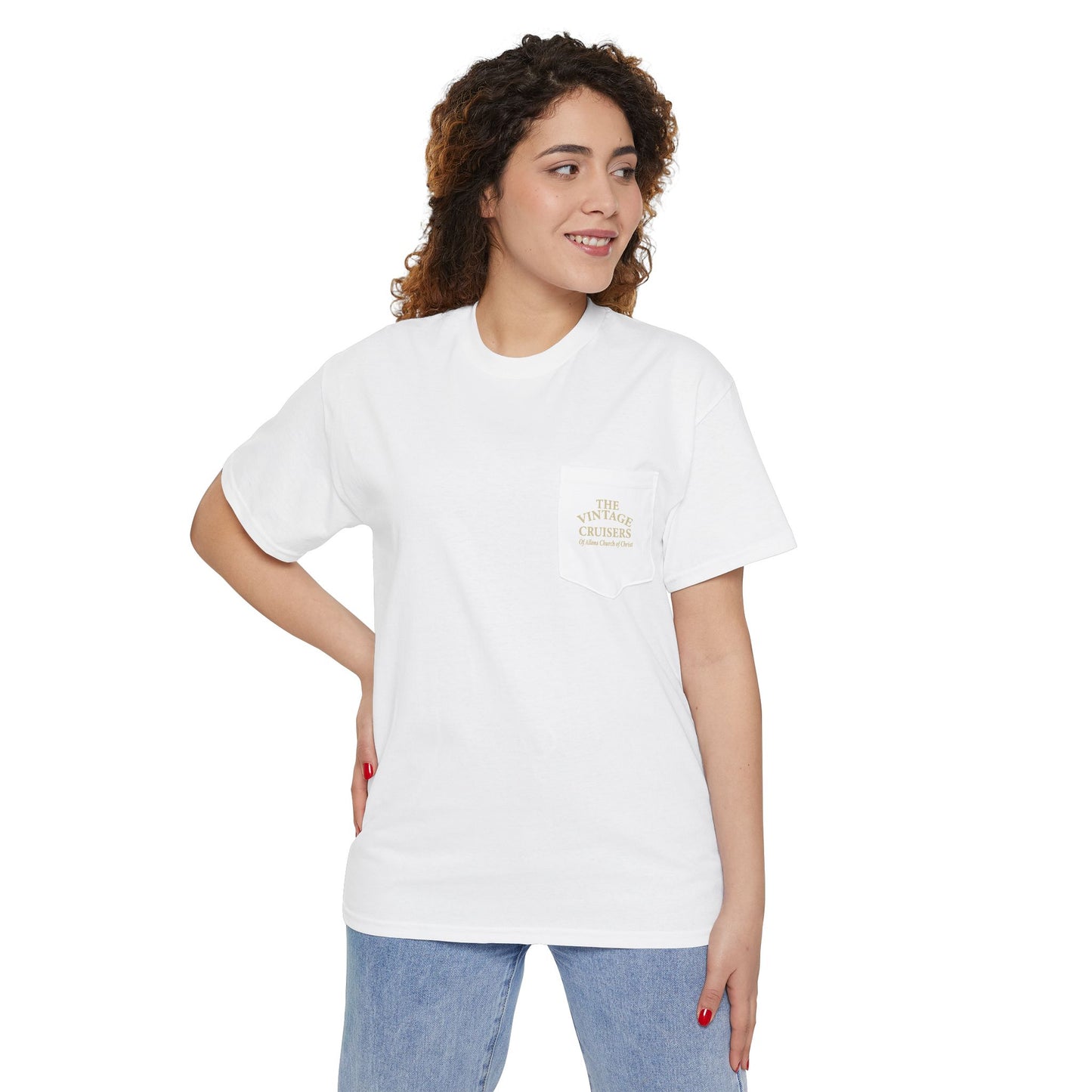 Retro Pocket Tee Allons Church of Christ Cruise 2025 Unisex T-Shirt
