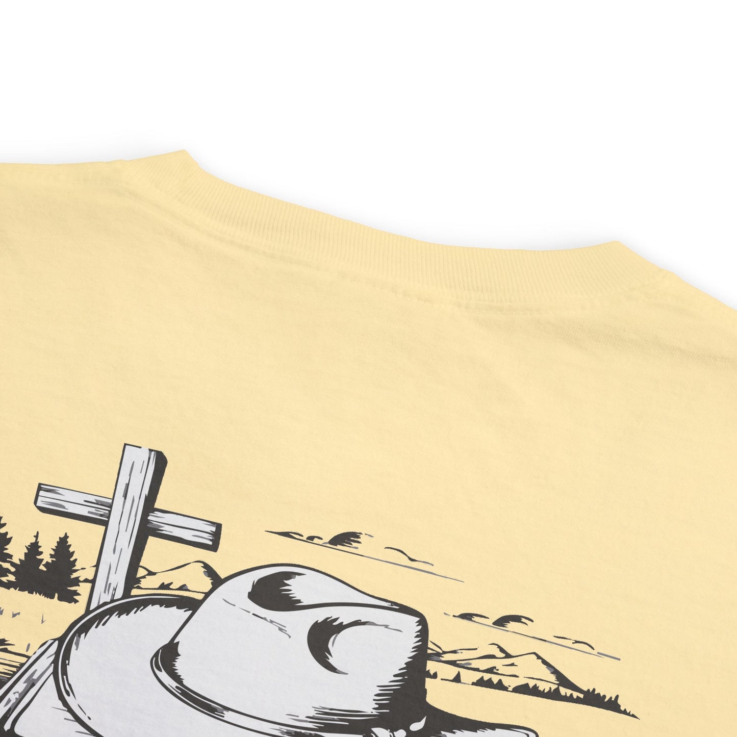 Faith-Inspired Pocket T-Shirt with Uplifting Bible Verse