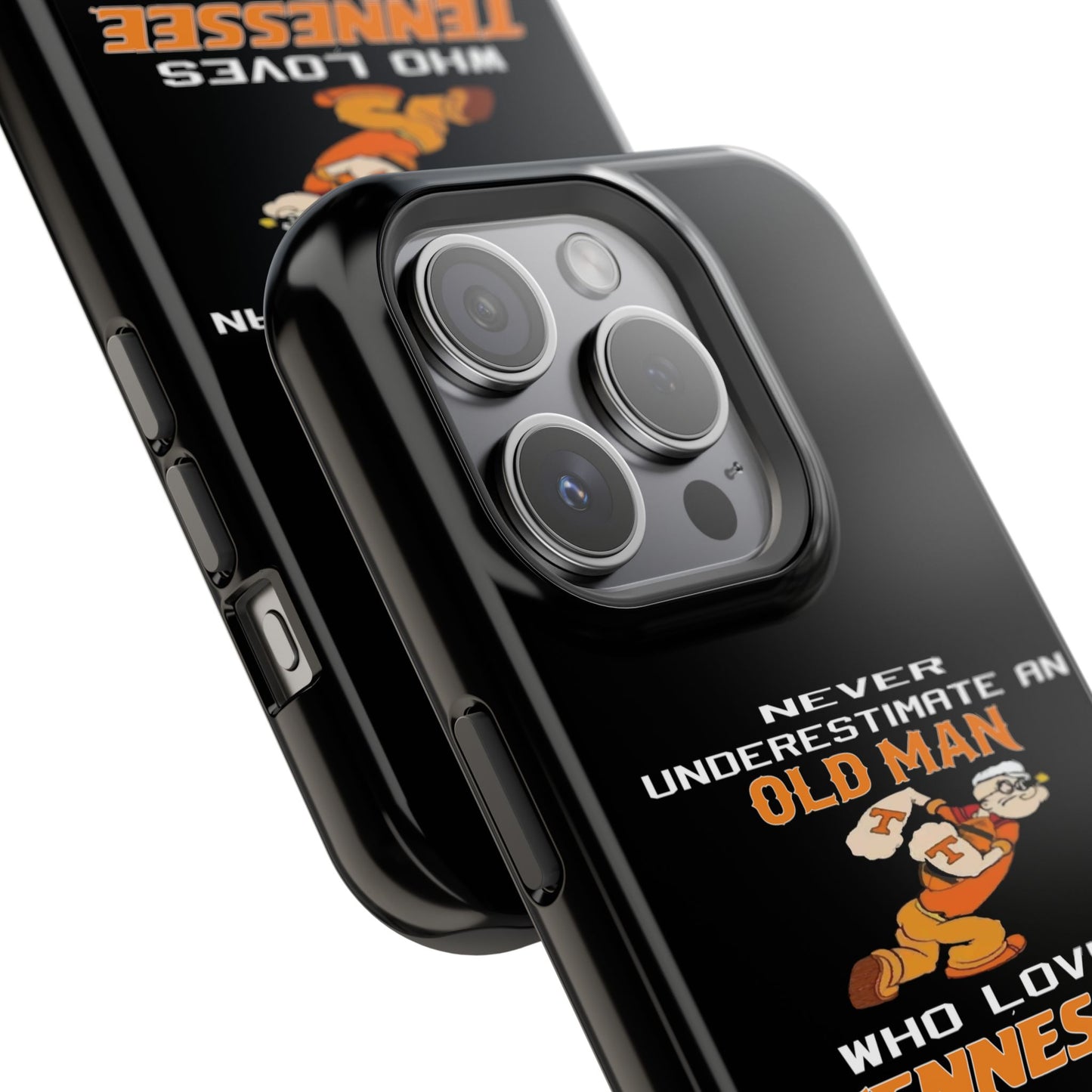 Tough Phone Case, Old Man Who Loves Tennessee, Gift for Grandpa, Tennessee Pride, Men's Accessories, Father's Day, Custom Cases