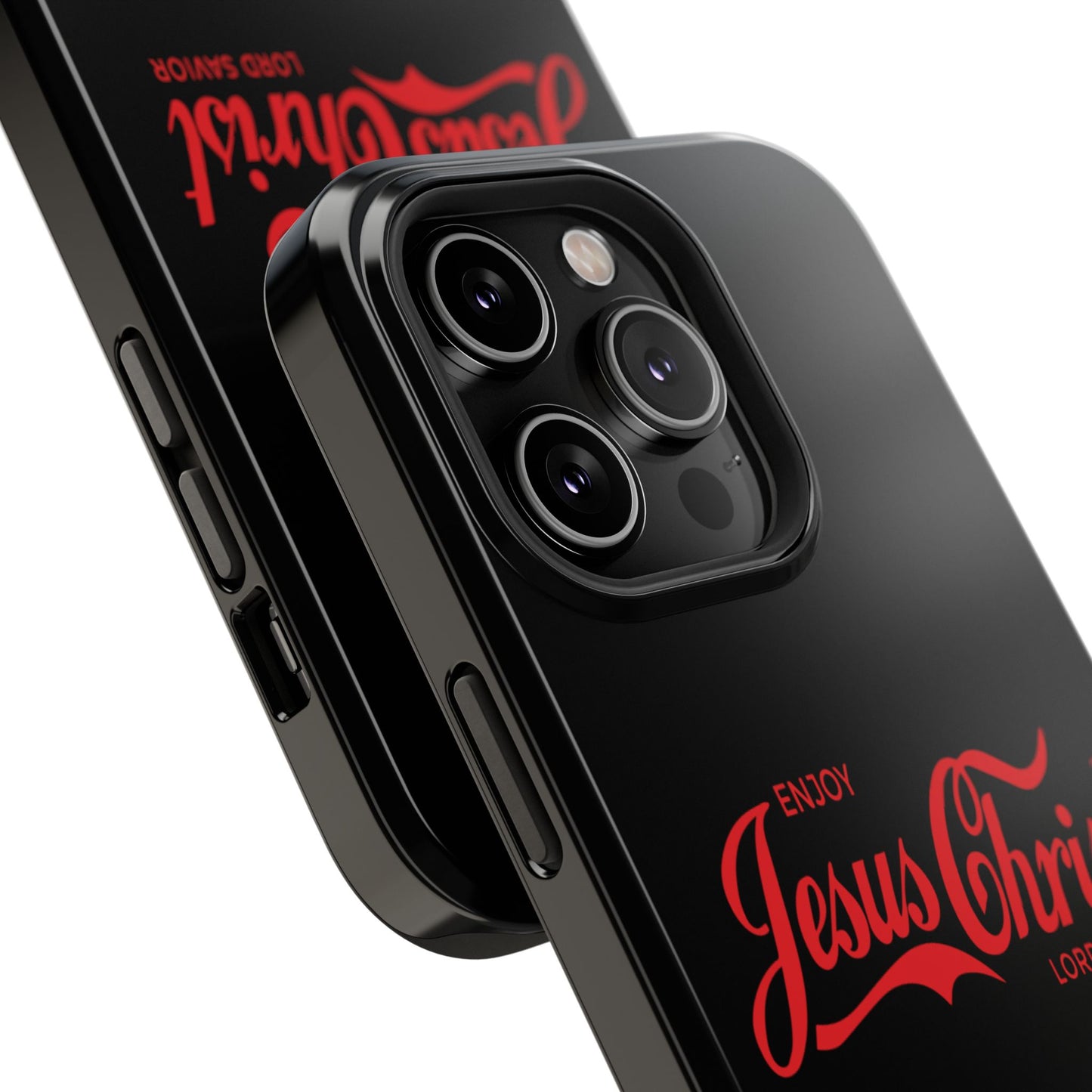 Impact-Resistant Phone Case: Enjoy Jesus Christ Lord Savior, Christian Gift, Durable Protection, Faith-Based Accessory, Holiday Gift