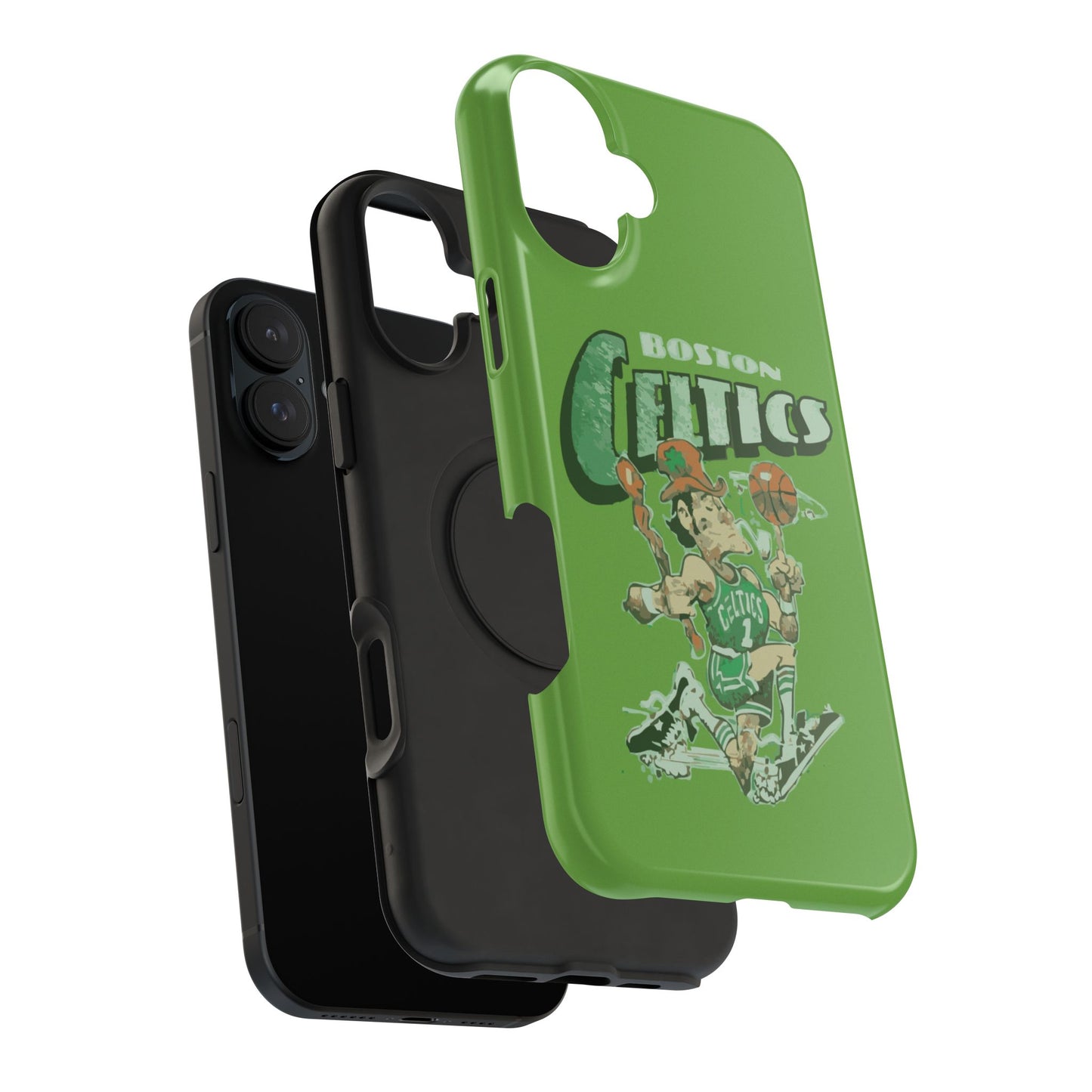Boston Celtics Impact-Resistant Phone Case, Basketball Phone Cover, Sports Fan Gift, Sturdy Phone Case, NBA Merchandise, Team Spirit Decor