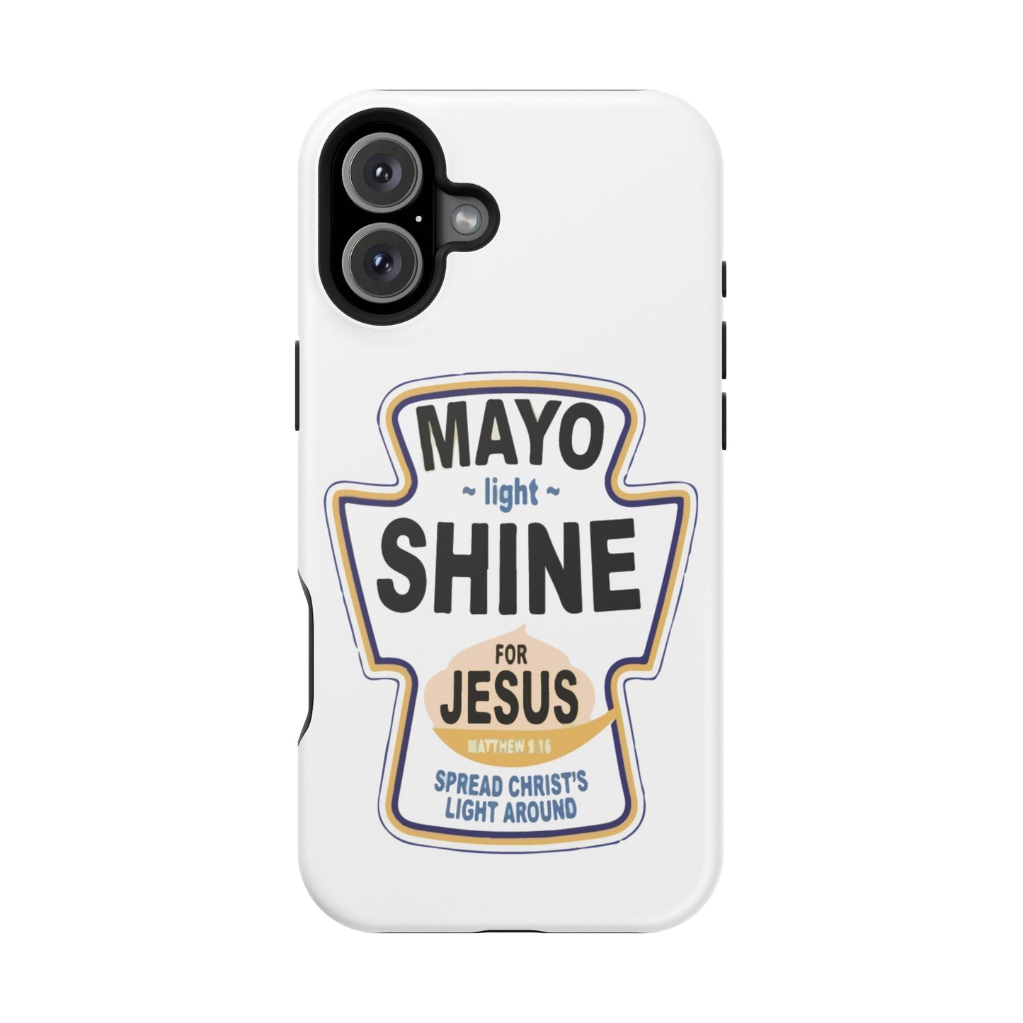 Jesus Message Impact-Resistant Case, Faith-Based Phone Cover, Inspirational Tech Accessory, Christian Gift, Bible Verse Case