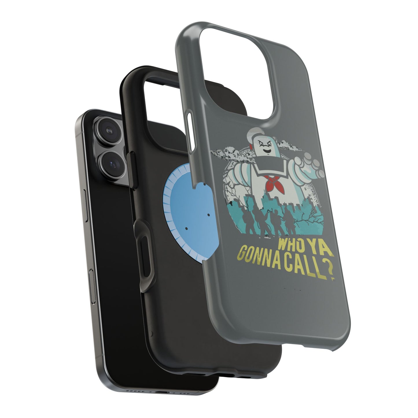 Ghostbuster-Inspired Tough Phone Case - Who Ya Gonna Call? - Perfect for Fans, Gift for Halloween, Geeky Accessories, Durable Protection