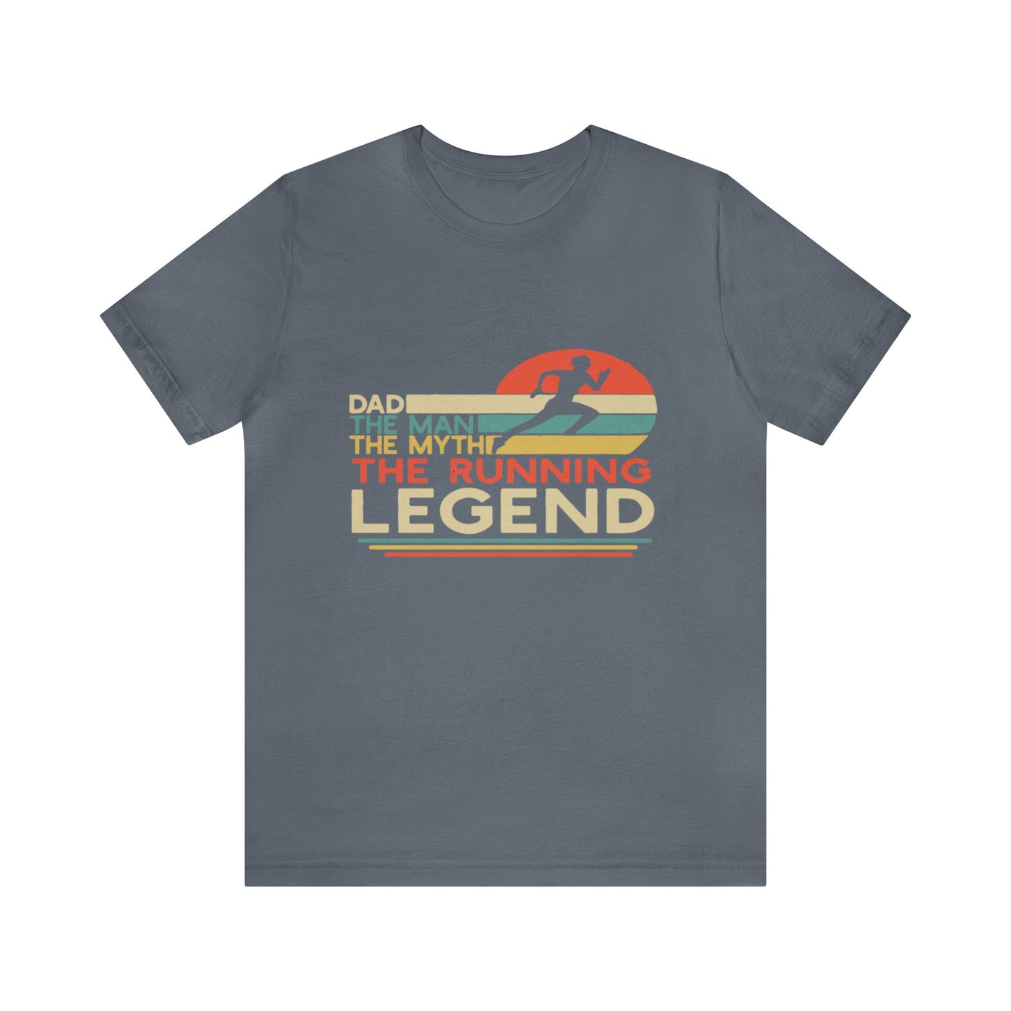 The man. The Myth, The Runner Unisex Jersey Short Sleeve Tee