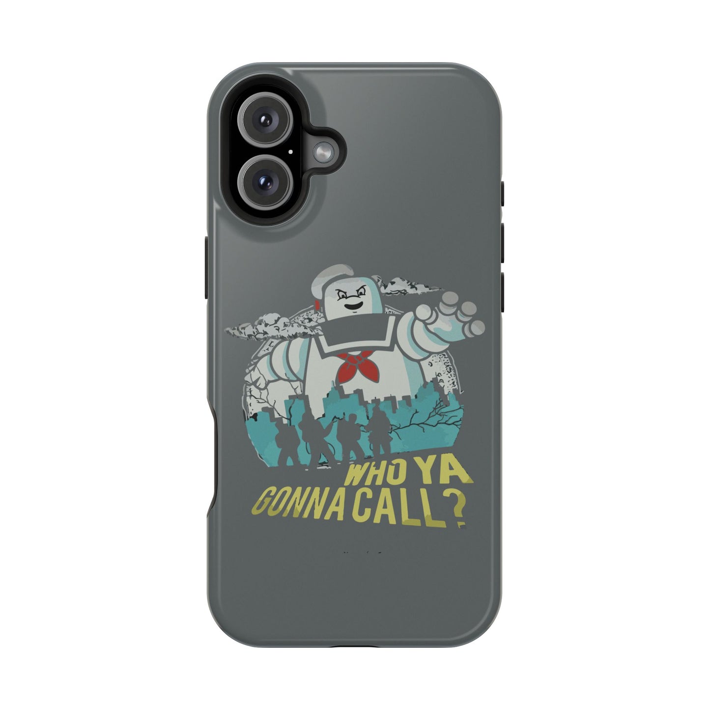 Ghostbuster-Inspired Tough Phone Case - Who Ya Gonna Call? - Perfect for Fans, Gift for Halloween, Geeky Accessories, Durable Protection