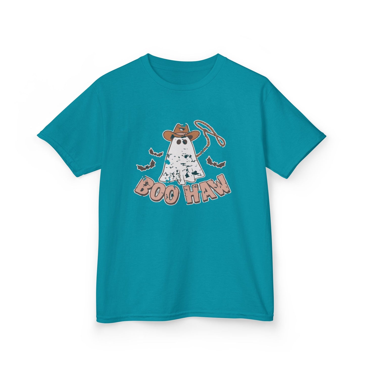 Boo Haunt Kids Tee, Halloween Shirt, Ghost Costume T-Shirt, Fun Kids Apparel, Spooky Party Outfit
