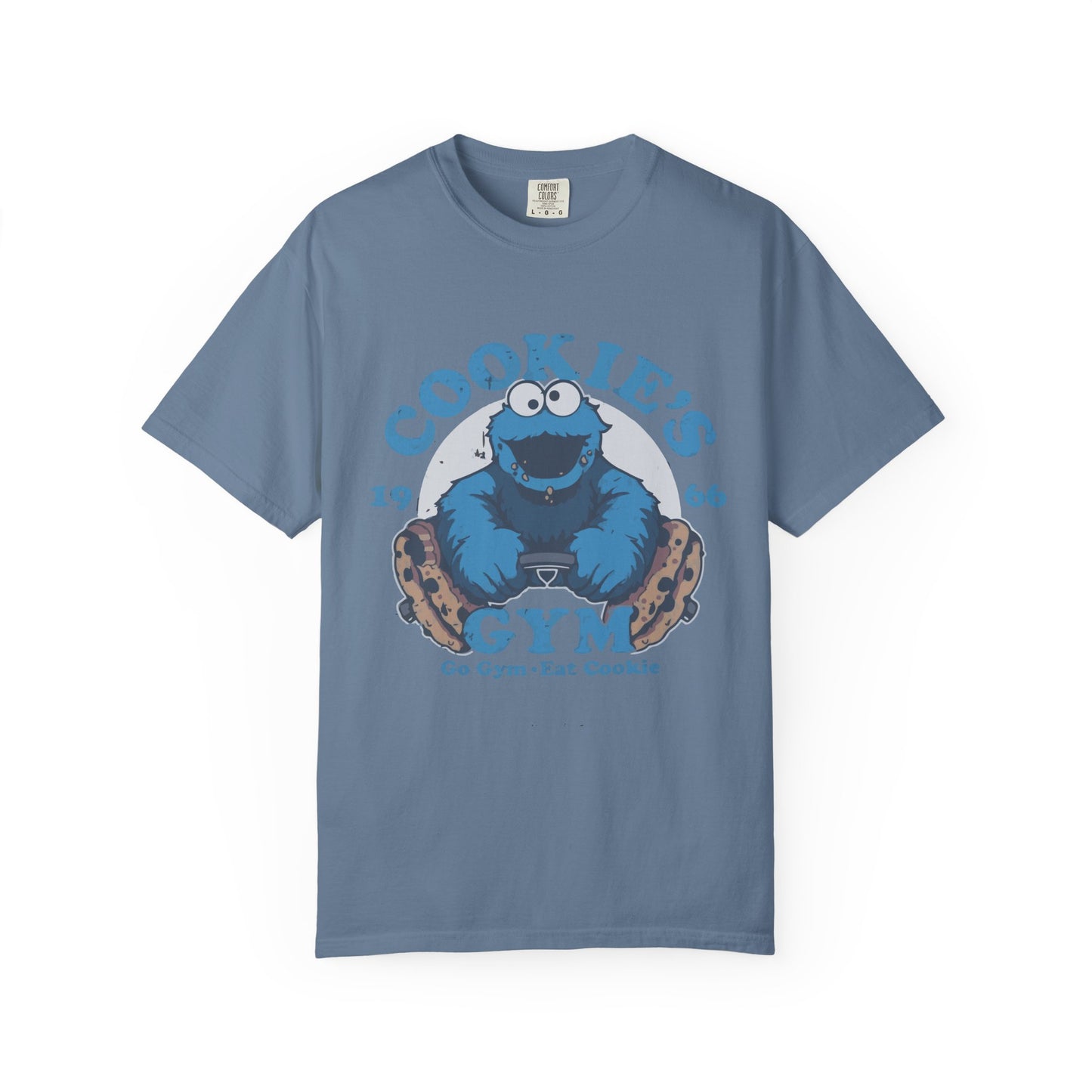 Cookie Monster Inspired Unisex T-Shirt, Fun Gift for Gamers, Casual Wear, Birthday Gift, Kitchen & Gym Motivation